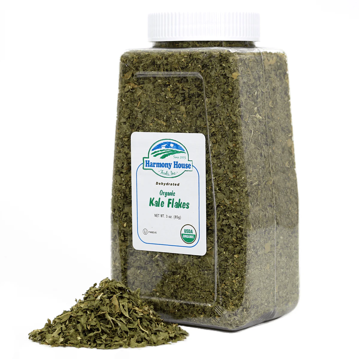 Harmony House Organic Dried Kale Flakes (2.5 oz) - Image 4