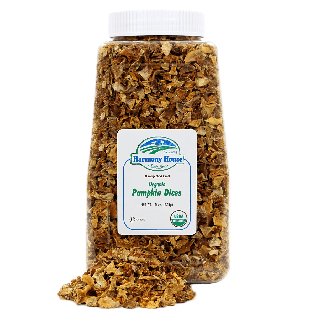 Harmony House Organic Dried Pumpkin Dices (13.5 oz) - Image 3