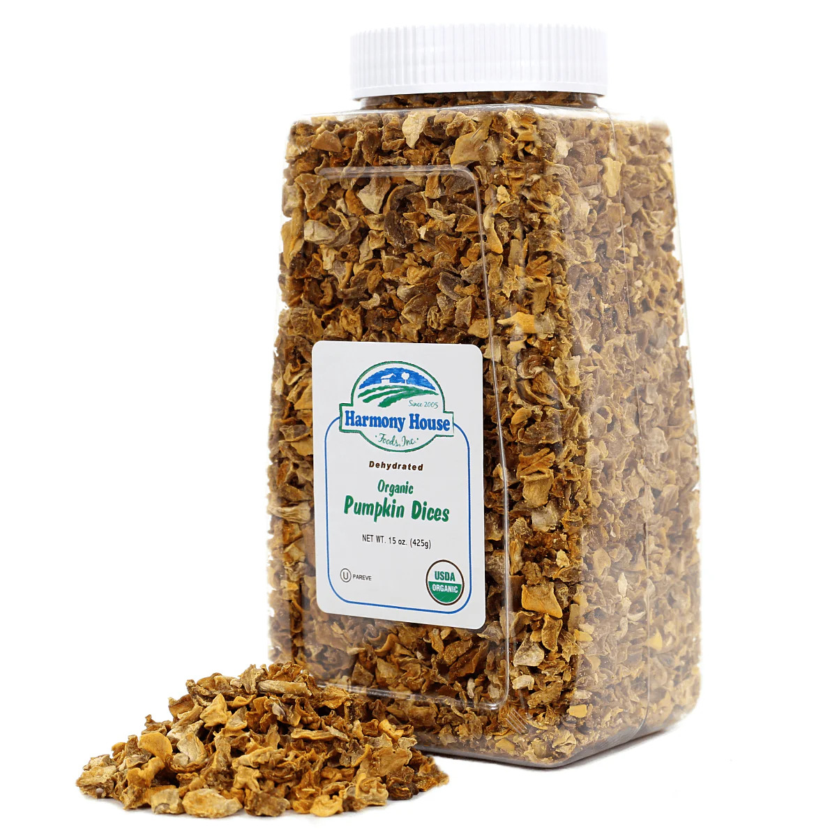 Harmony House Organic Dried Pumpkin Dices (13.5 oz) - Image 4