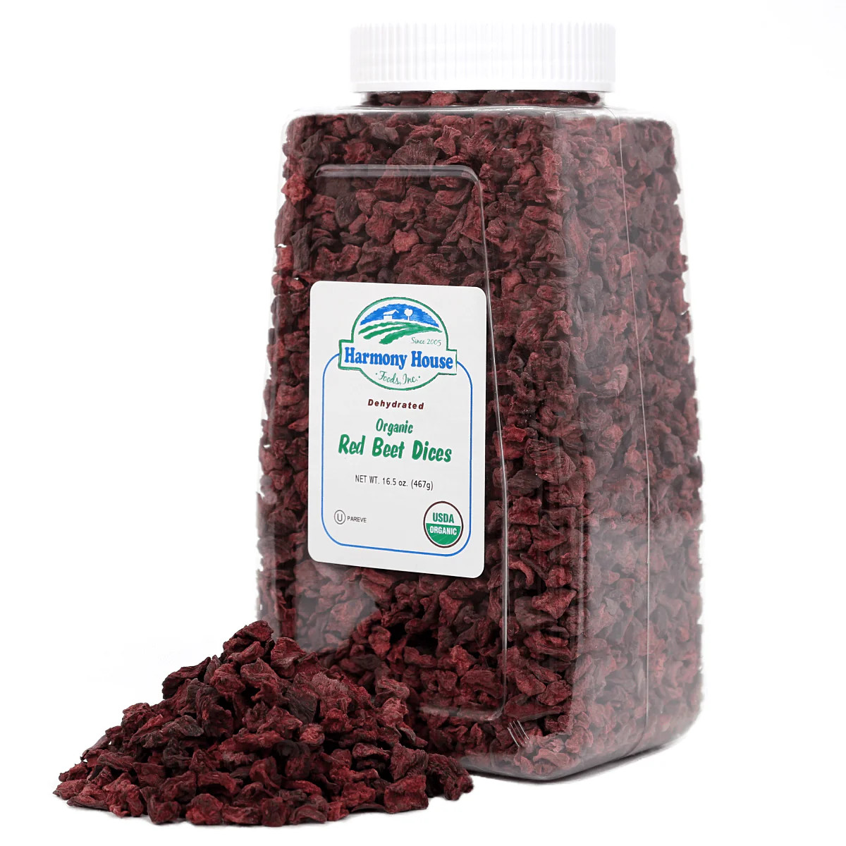 Harmony House Organic Dried Red Beet Dices (16.5 oz) - Image 3