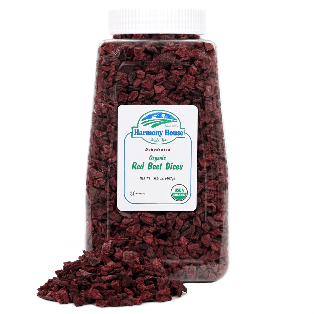 Harmony House Organic Dried Red Beet Dices (16.5 oz) - Image 4