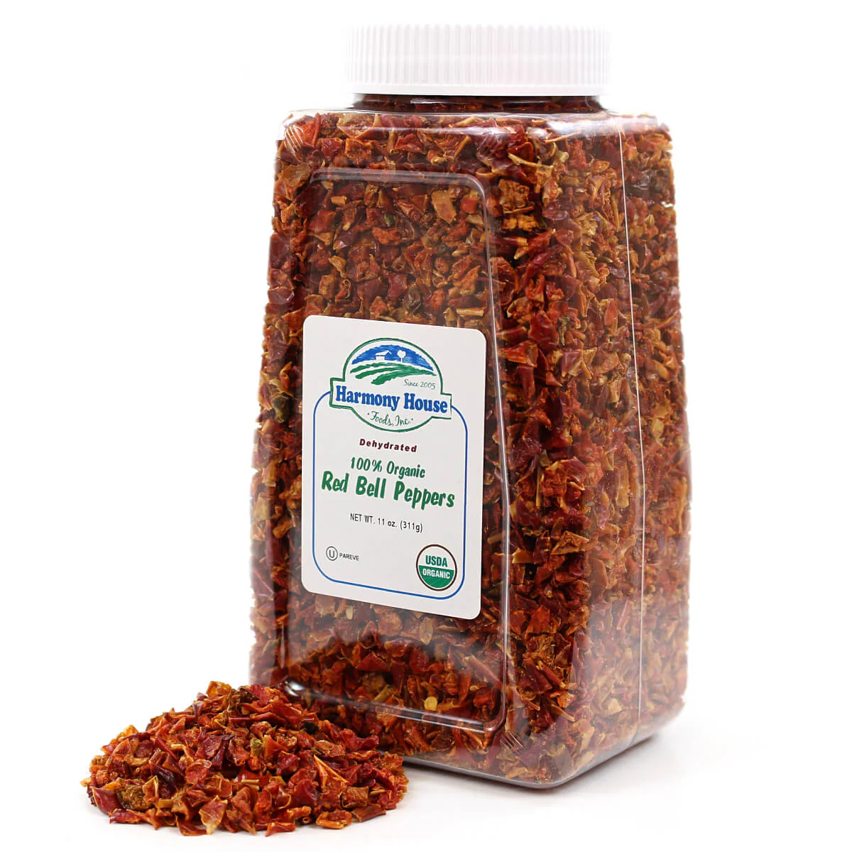 Harmony House Organic Dried Red Bell Peppers (11 oz) - Image 2