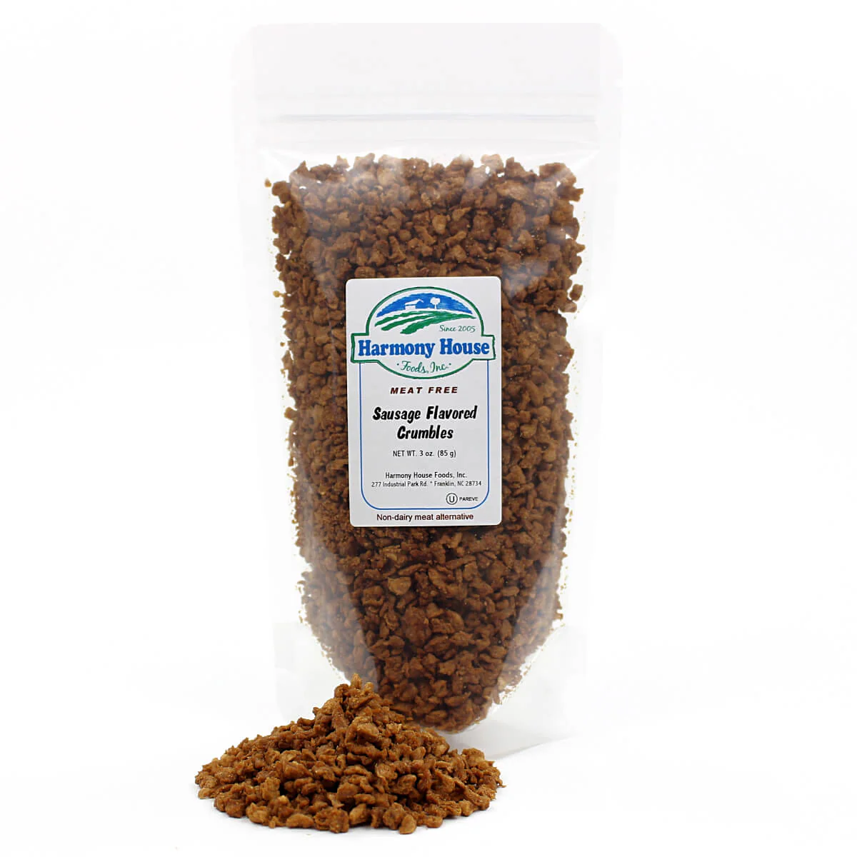 Harmony House Sausage Flavored Crumbles (3 oz) - Image 3