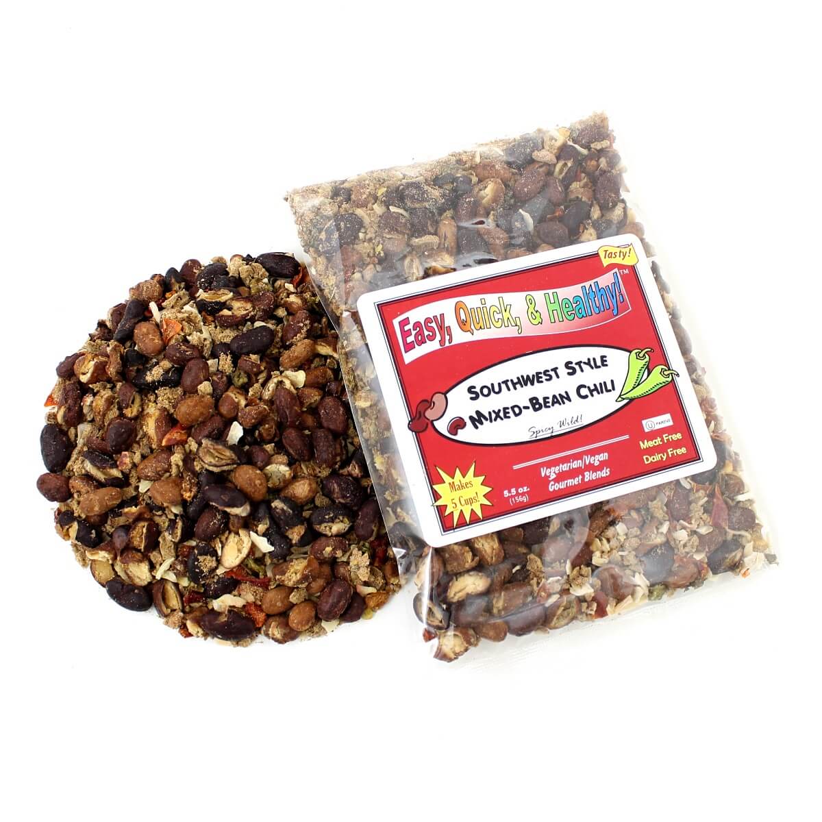 Harmony House Southwest Style Mixed Bean Chili (5.5 oz) - Image 3