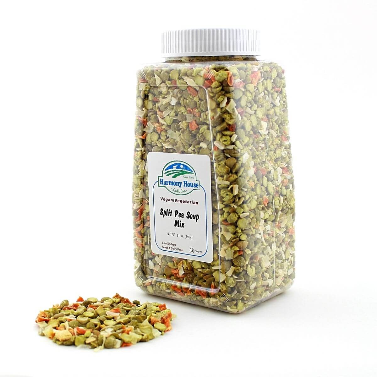Harmony House Split Pea Soup Mix - Plain (21 oz) - Image 4