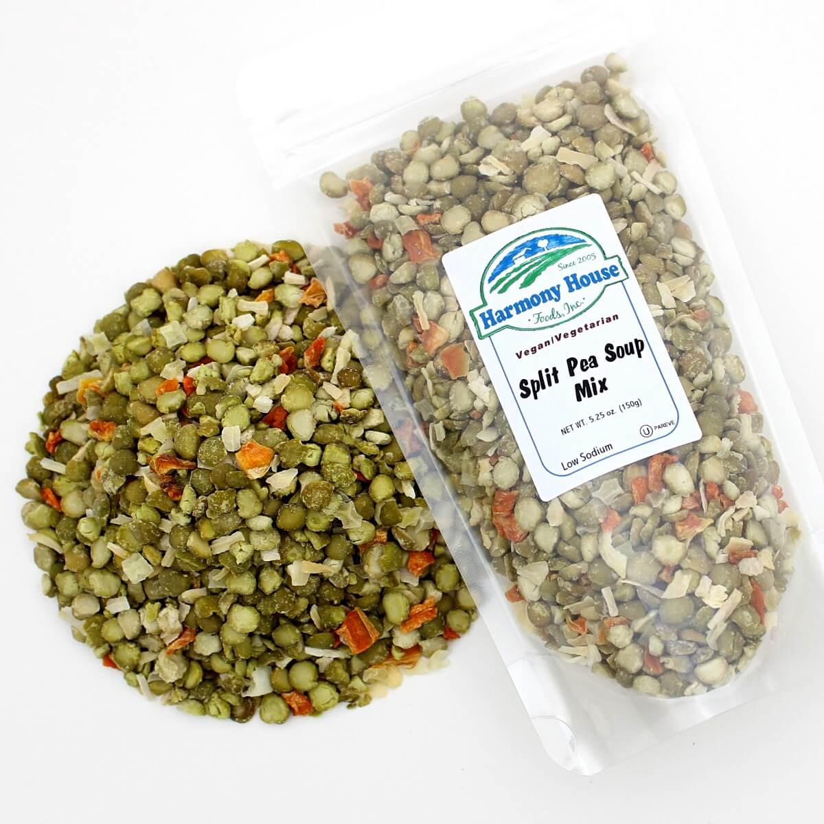 Harmony House Split Pea Soup Mix - Plain (5.25 oz) - Image 3