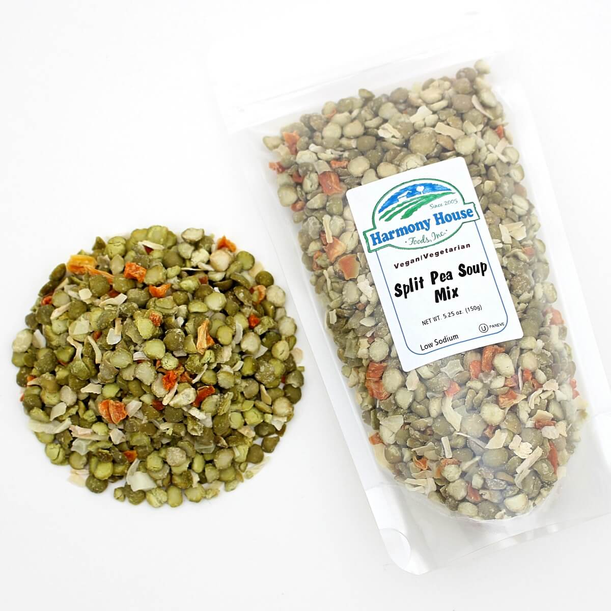 Harmony House Split Pea Soup Mix - Plain (5.25 oz) - Image 4