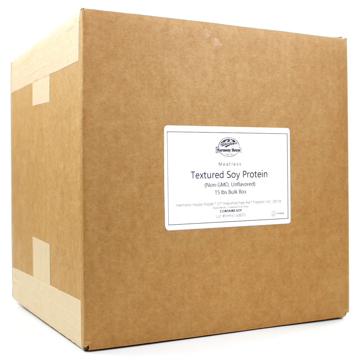 Harmony House Textured Soy Protein (Non-GMO, Unflavored) (15 lbs) - Image 2