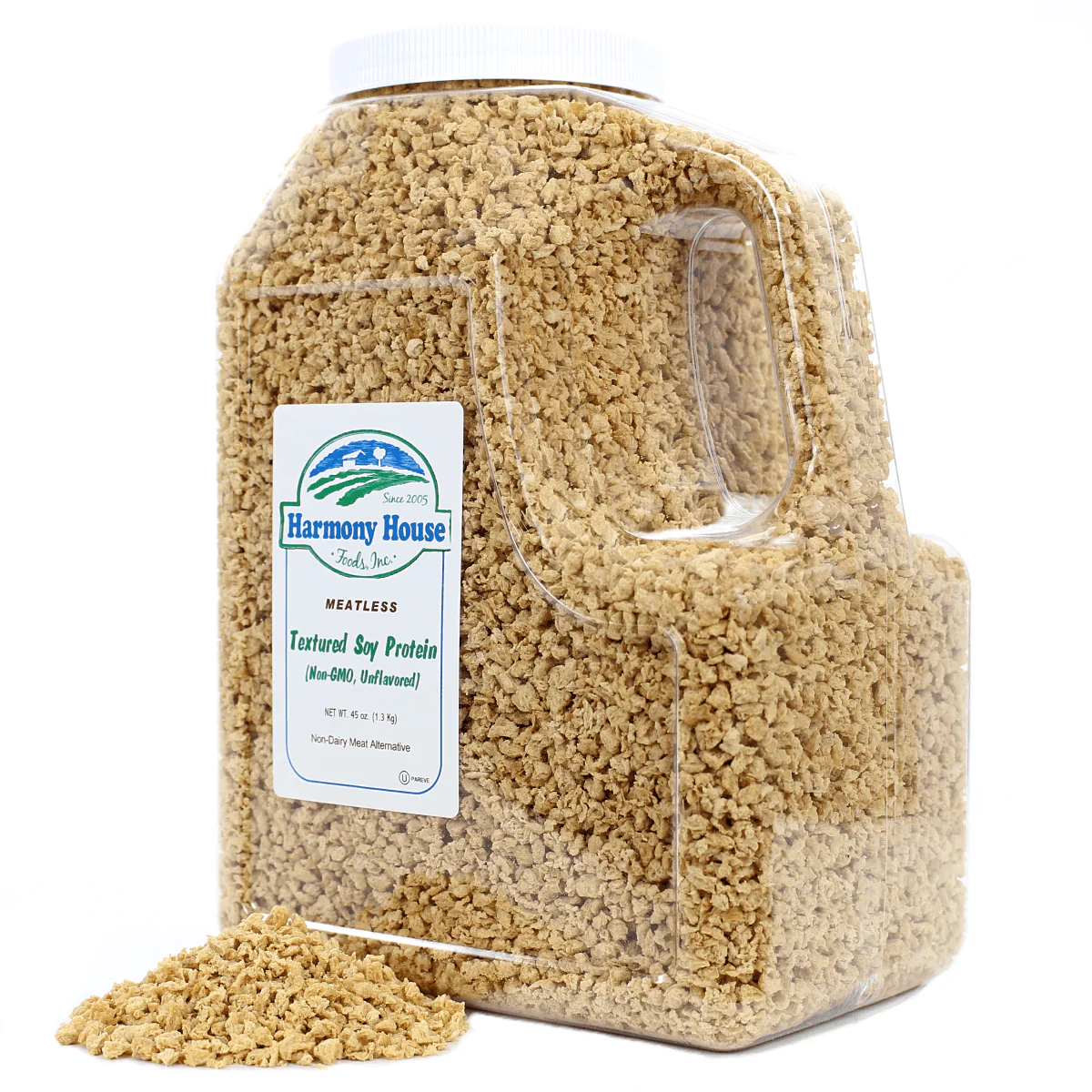 Harmony House Textured Soy Protein (Non-GMO, Unflavored) (45 oz) - Image 5