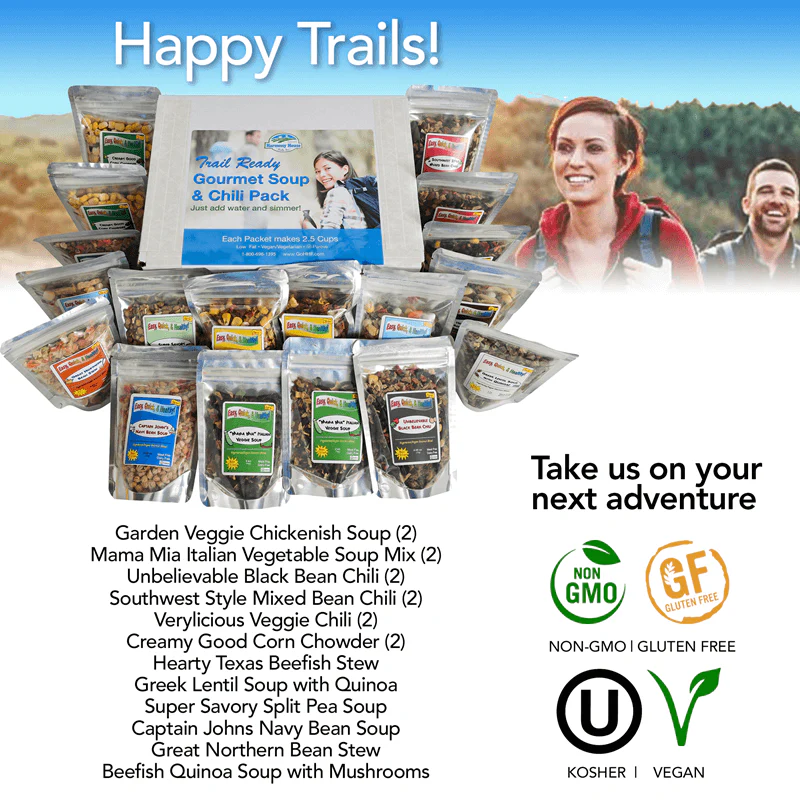 Harmony House TRAIL-READY Gourmet Soup and Chili Pack (18 ct) ( - Image 7