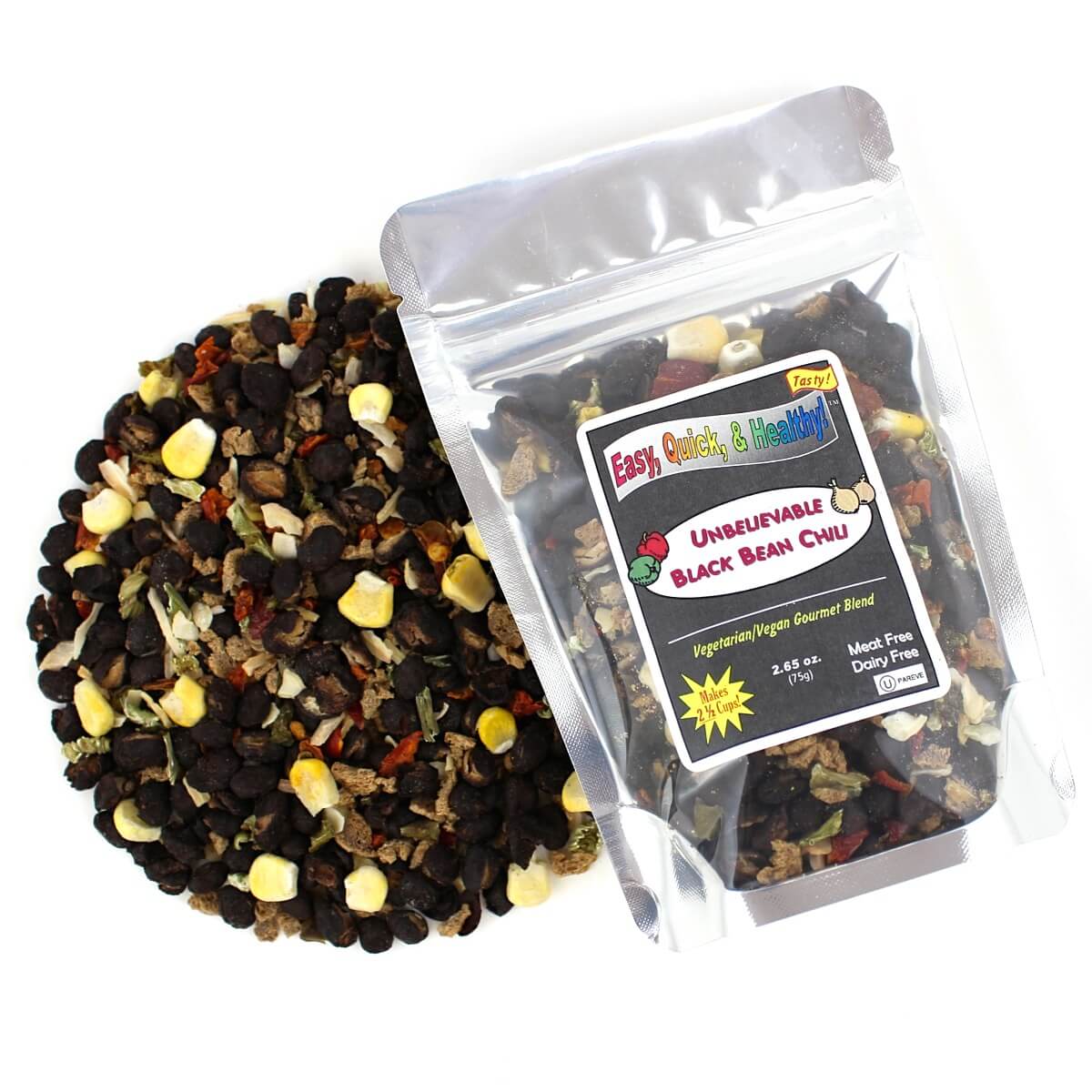 Harmony House Unbelievable Black Bean Chili (2.65 oz) - Image 3