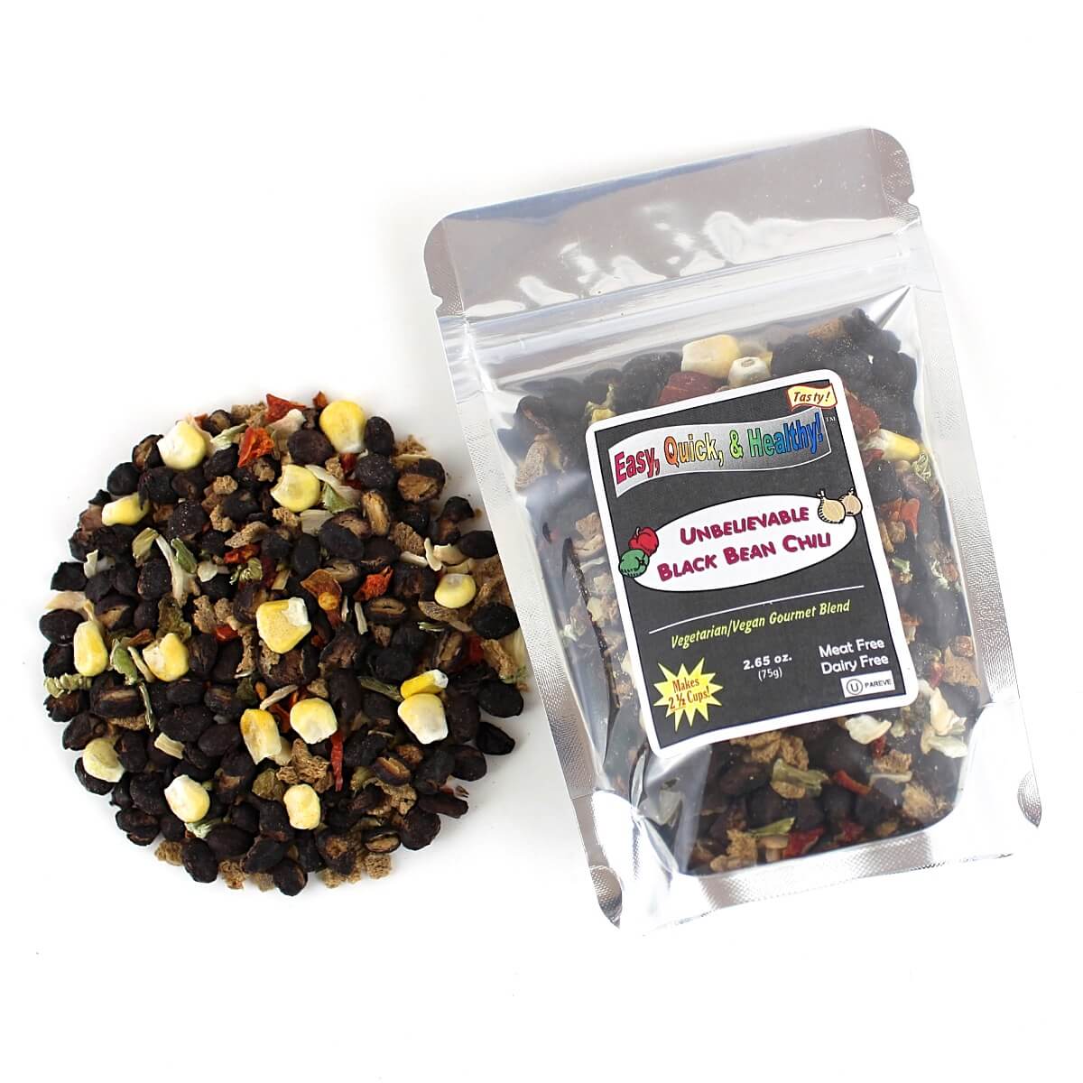 Harmony House Unbelievable Black Bean Chili (2.65 oz) - Image 4