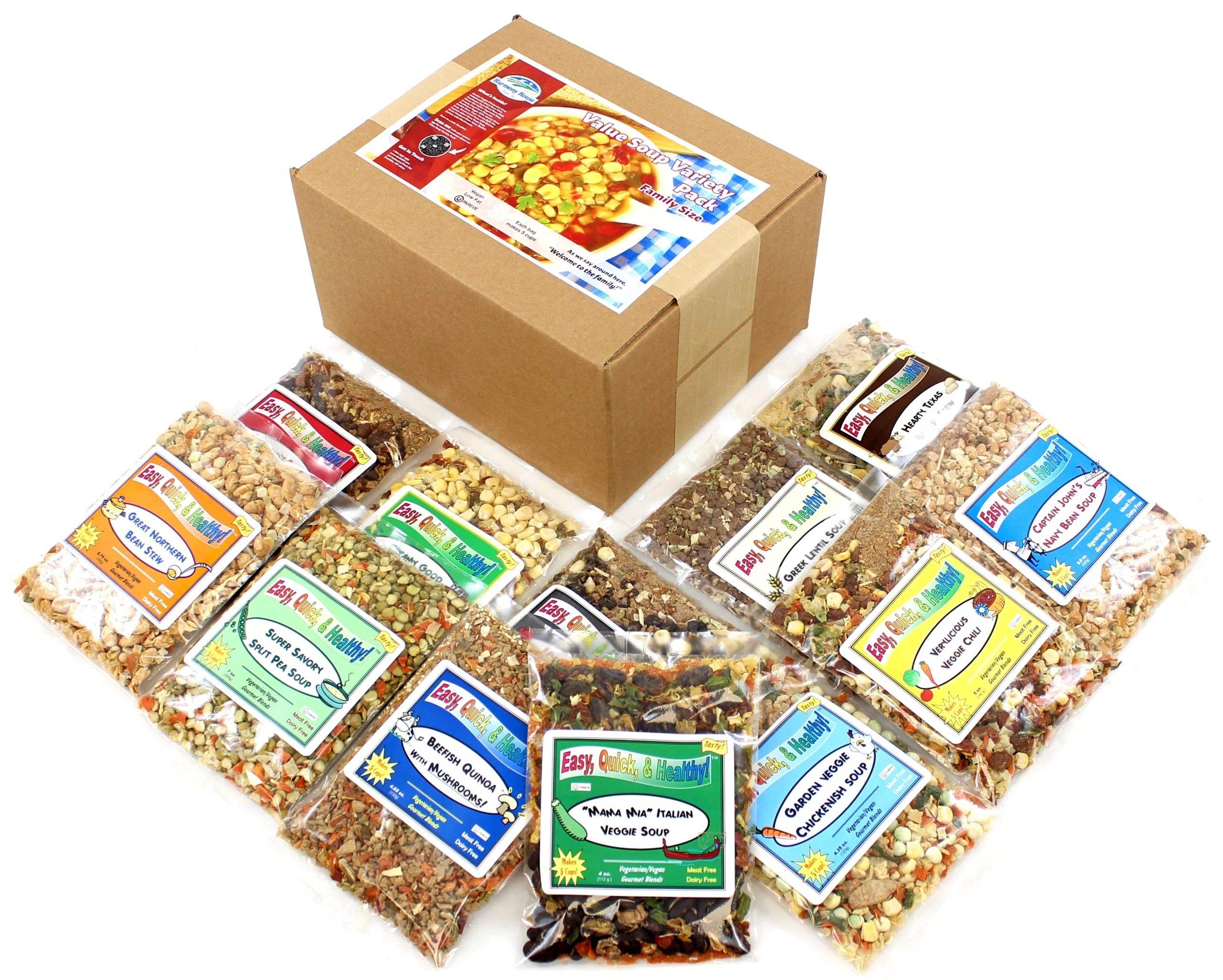 Harmony House Value Soup Variety Pack (12 Bags) - Image 4