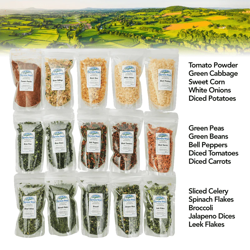 Harmony House Vegetable Sampler (15 Zip Pouches) - Image 3