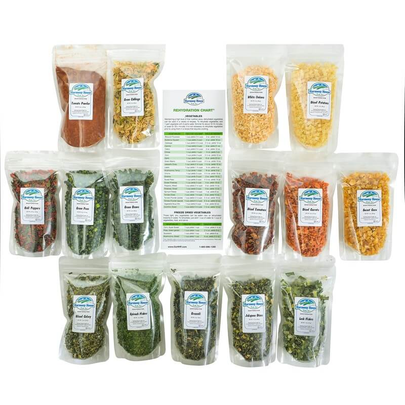 Harmony House Vegetable Sampler (15 Zip Pouches) - Image 4