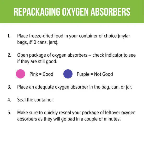 Harvest Right - 300cc Oxygen Absorbers - 50 Pack - Image 4