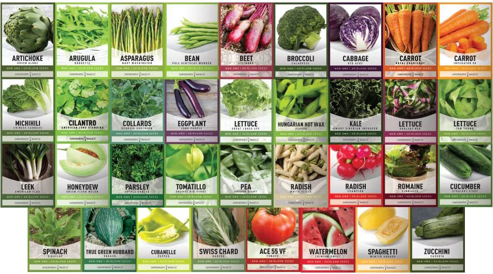 Heirloom Seeds Collection | 3-in-1 Seed Vault, Survival Seed, and Herbs 105 Varieties - Image 4