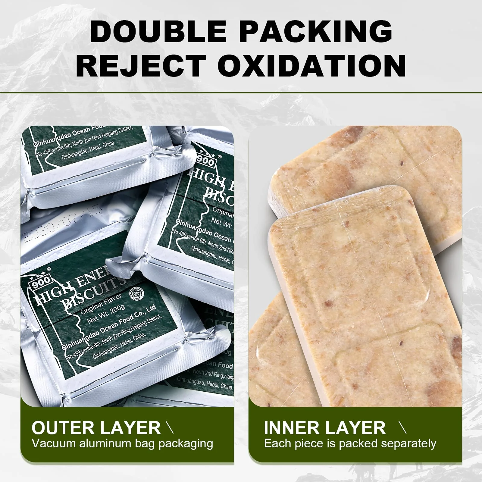 High Energy Ration Bars - Chocolate, Plain and Lightly Salted (3 Pack) - Image 4