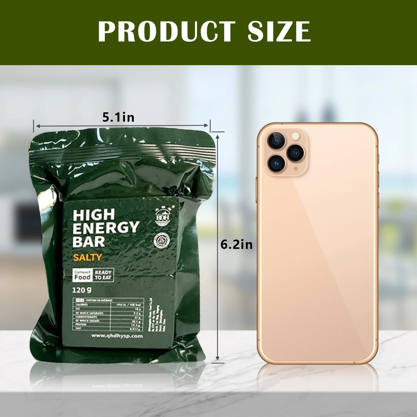 High Energy Ration Bars - Lightly Salted (2 Pack) - Image 8