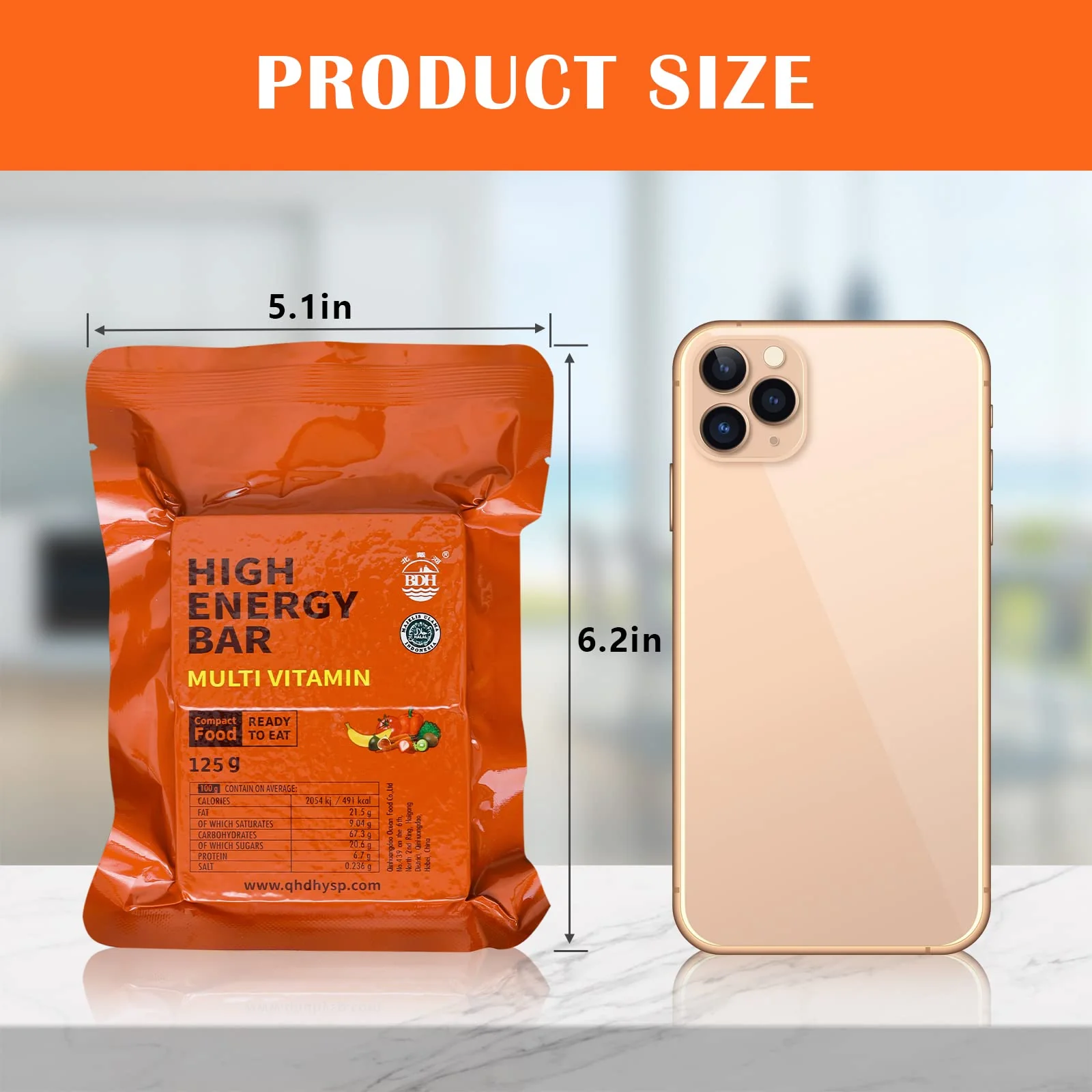 High Energy Ration Bars - Multi Vitamin and Chocolate (2 Pack) - Image 3