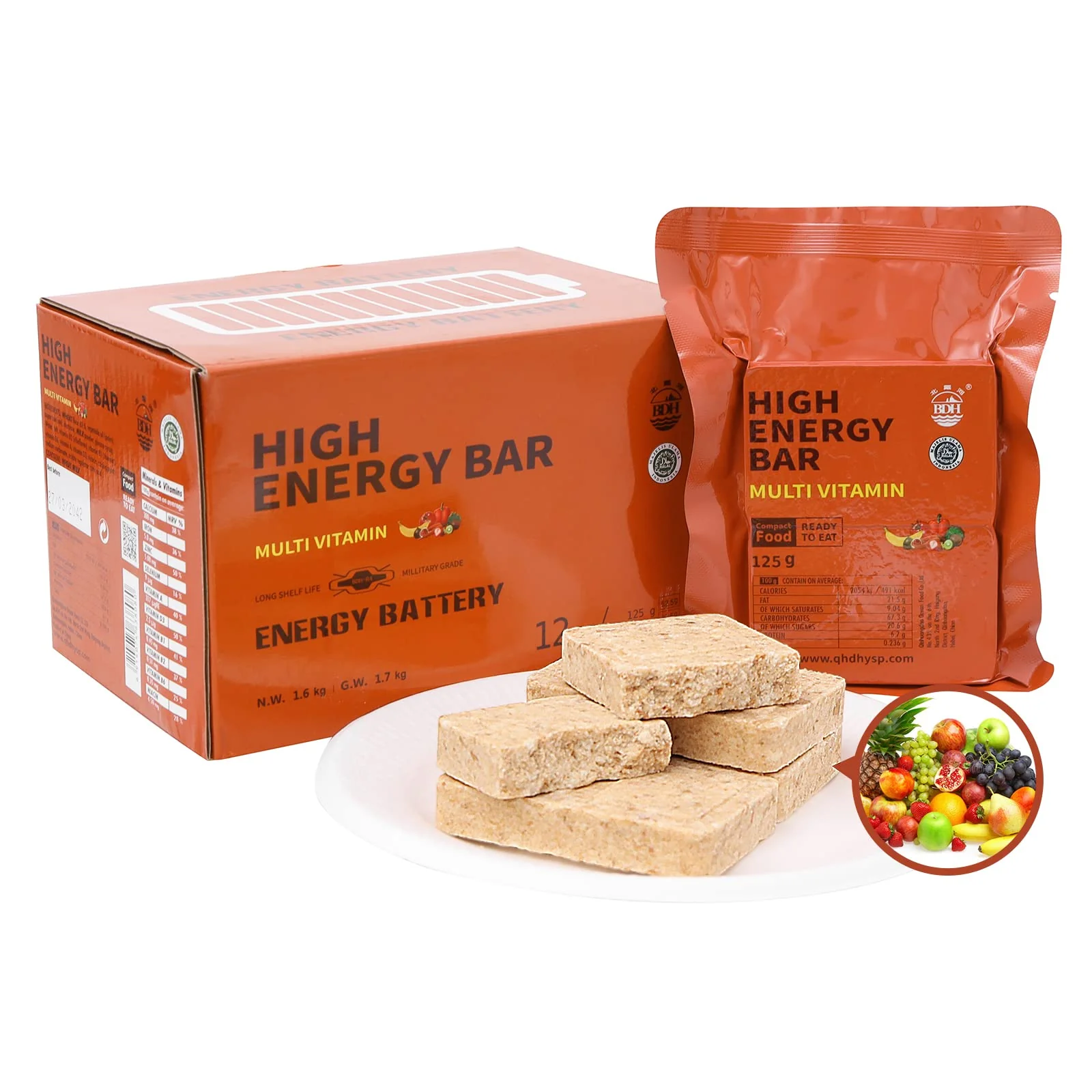 High Energy Ration Bars - Plain and Multi Vitamin (2 Pack) - Image 6