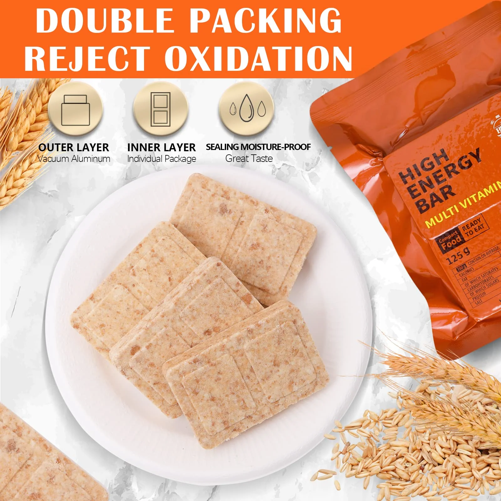 High Energy Ration Bars - Preparedness Kit (Variety 3 Pack) - Image 2