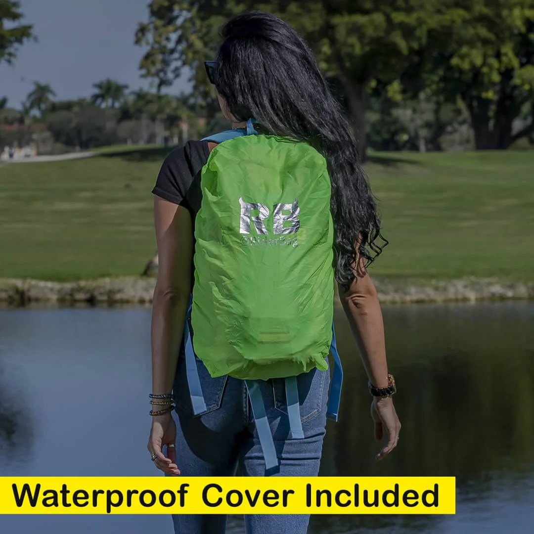 High Visibility Blue Reflective Commuter Bike Backpack |Riderbag Reflektor35 - Image 10