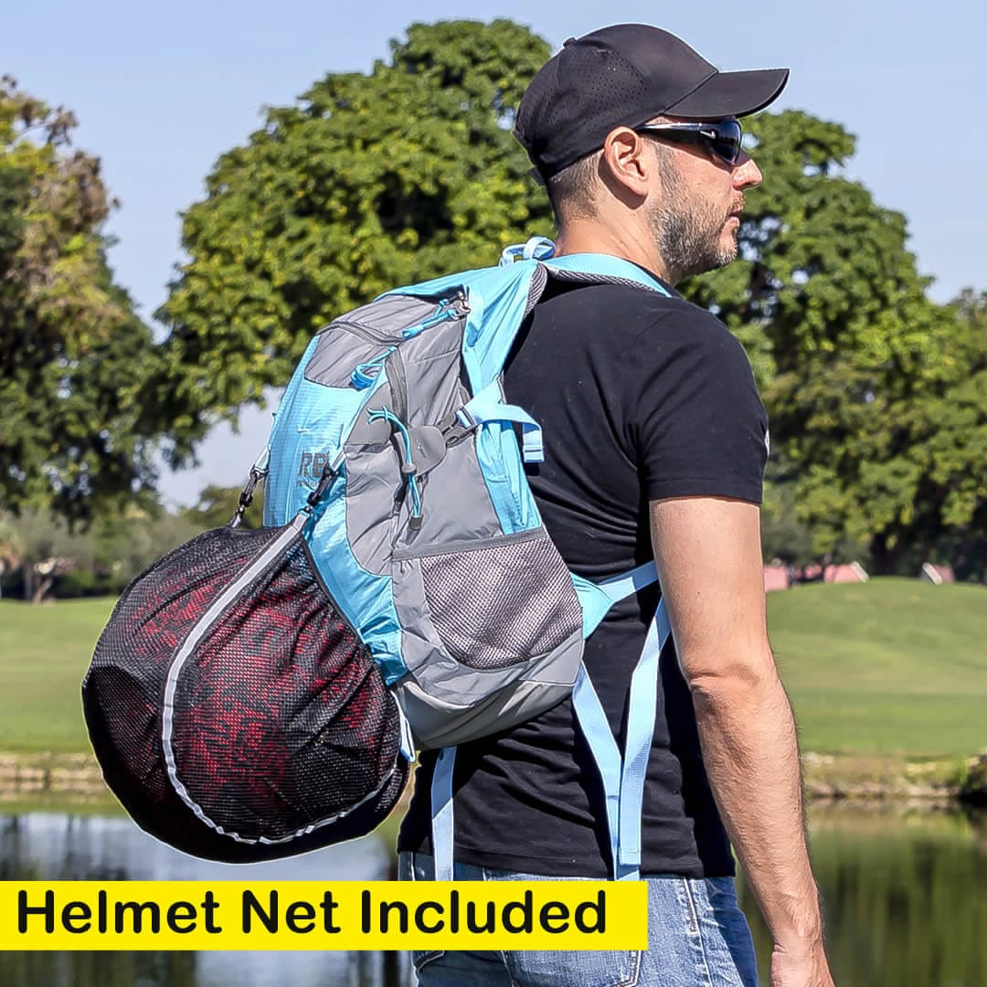 High Visibility Blue Reflective Commuter Bike Backpack |Riderbag Reflektor35 - Image 9