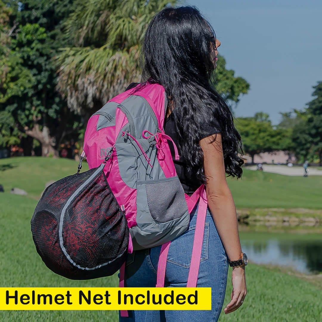 High Visibility Pink Reflective Commuter Bike Backpack | Riderbag Reflektor35 - Image 11