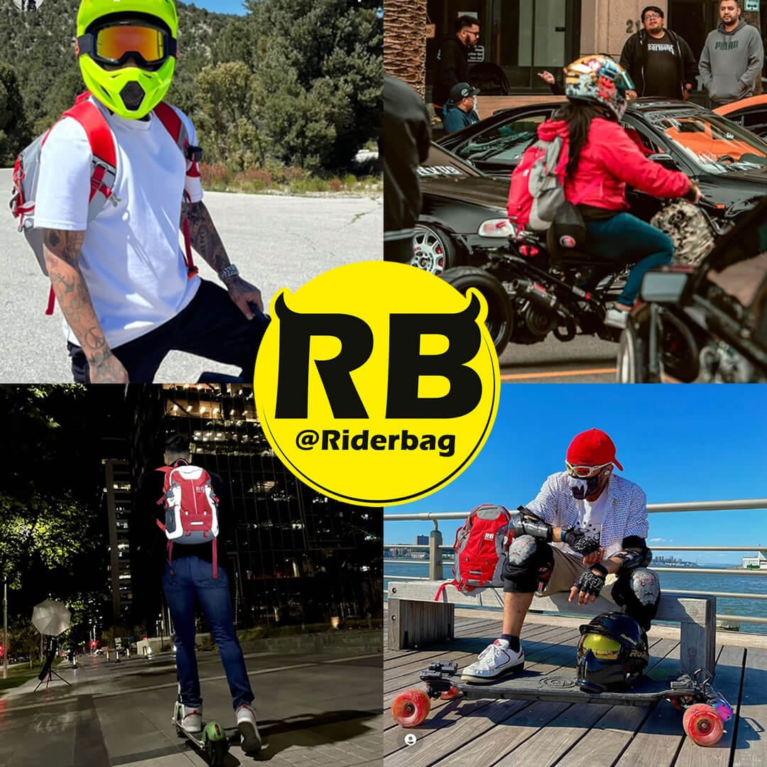 High Visibility Red Reflective Commuter Bike Backpack | Riderbag Reflektor35 - Image 3