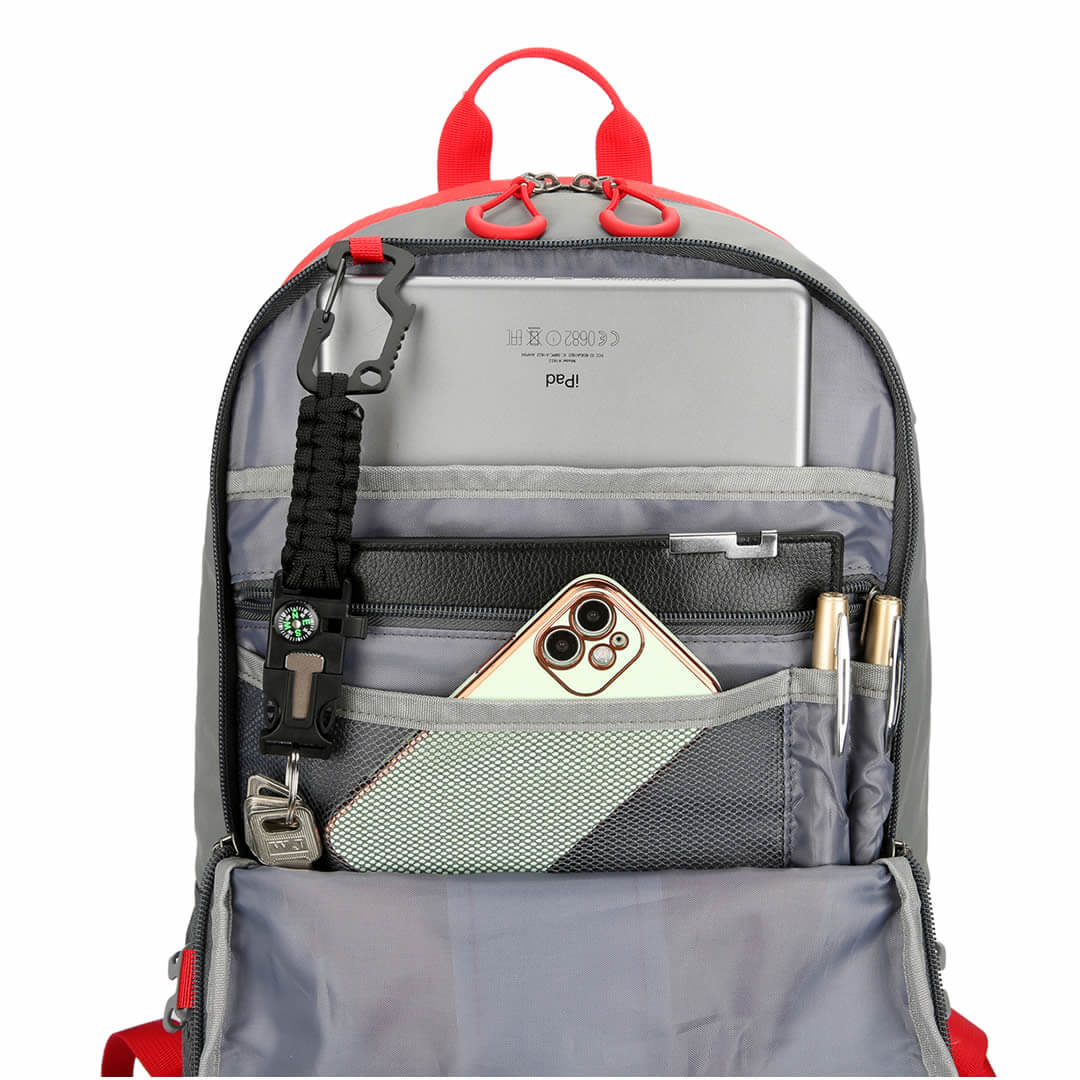 High Visibility Red Reflective Commuter Bike Backpack | Riderbag Reflektor35 - Image 8