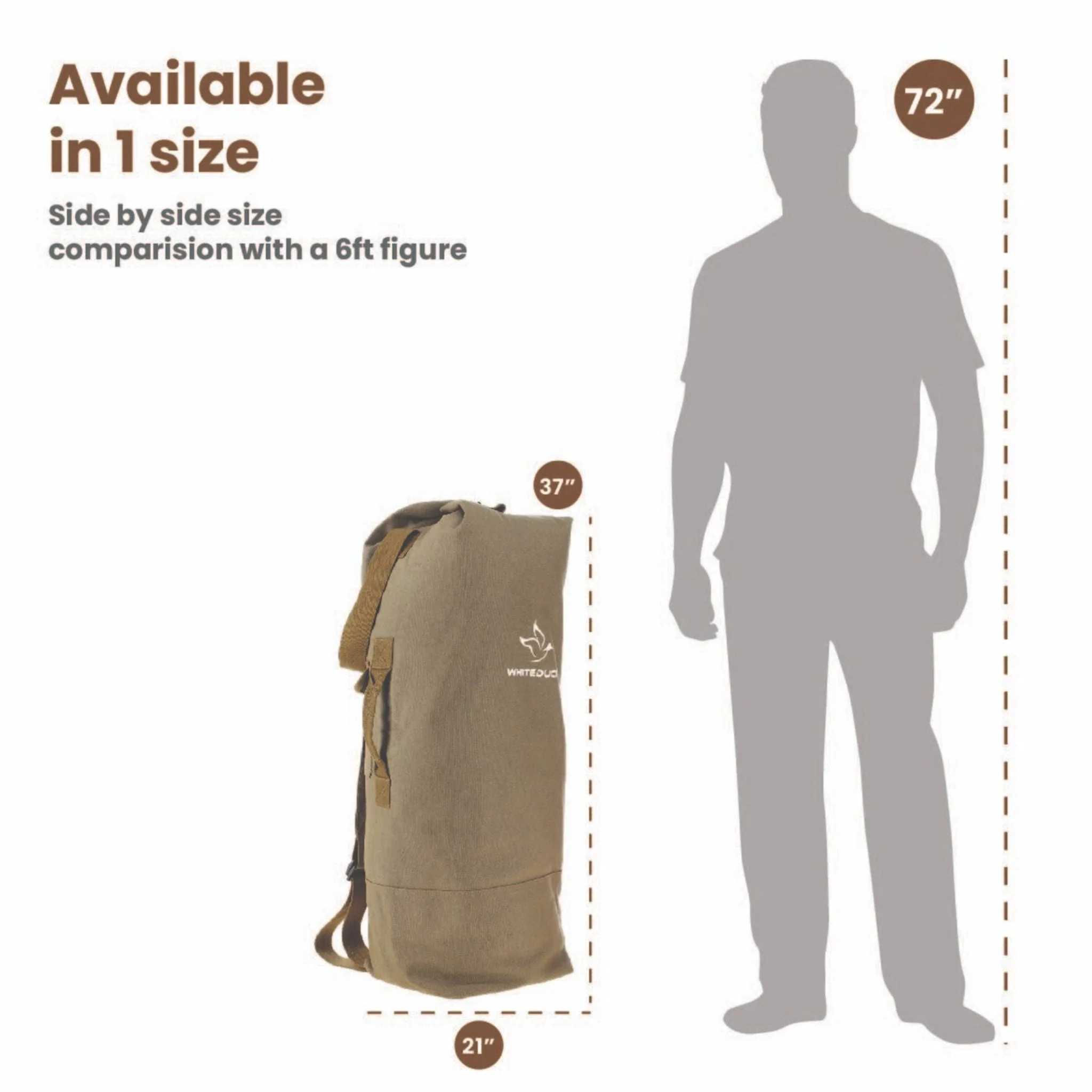 Hoplite Canvas G.I. Top Load Bag - Image 10