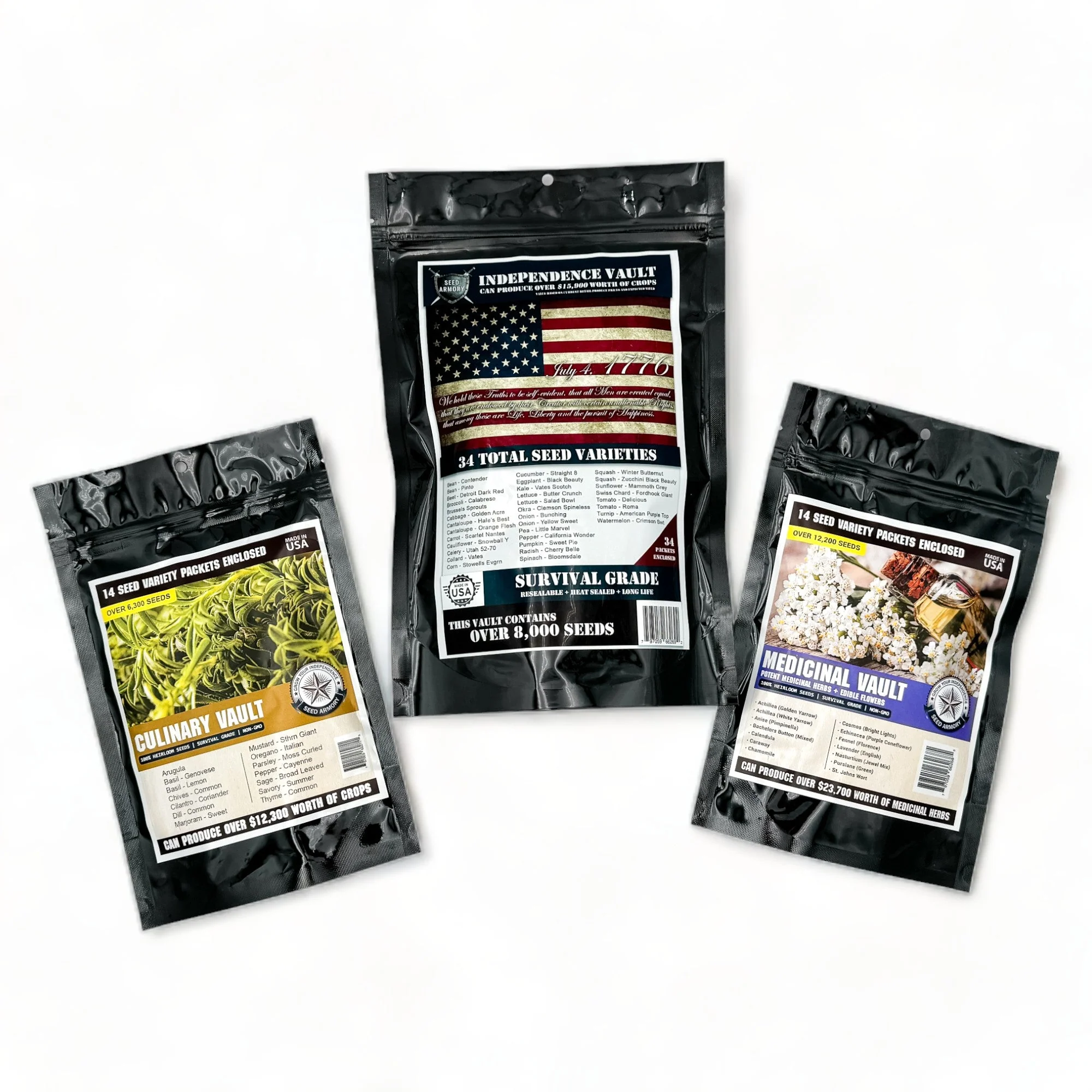 Independence Super Kit Seed Vault- 62 Varieties - Image 2