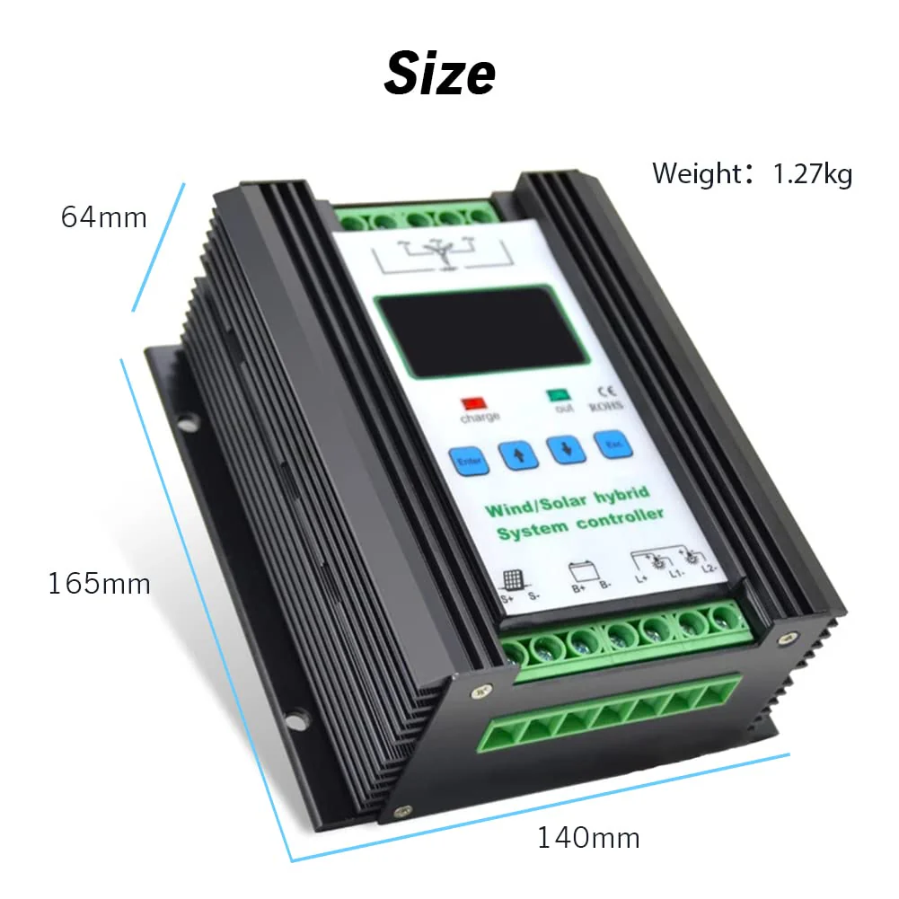 iSunergy - 1000W Wind Solar Hybrid Charge Controller - Image 7