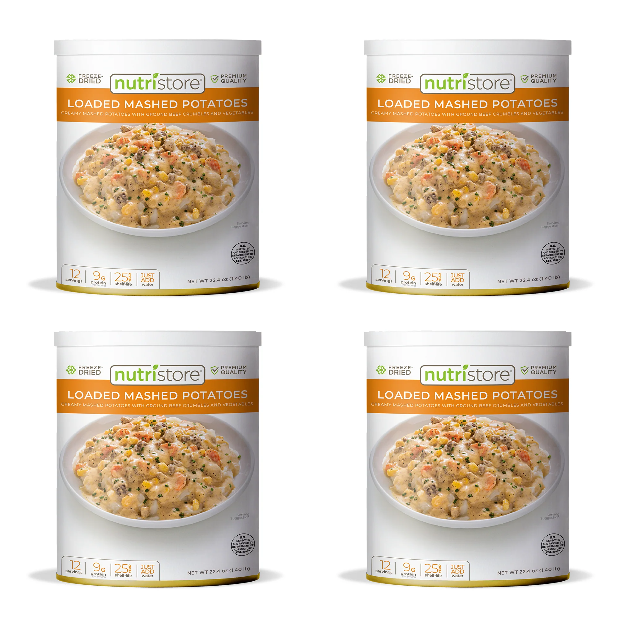 Loaded Mashed Potatoes Freeze Dried - #10 Can - Image 9