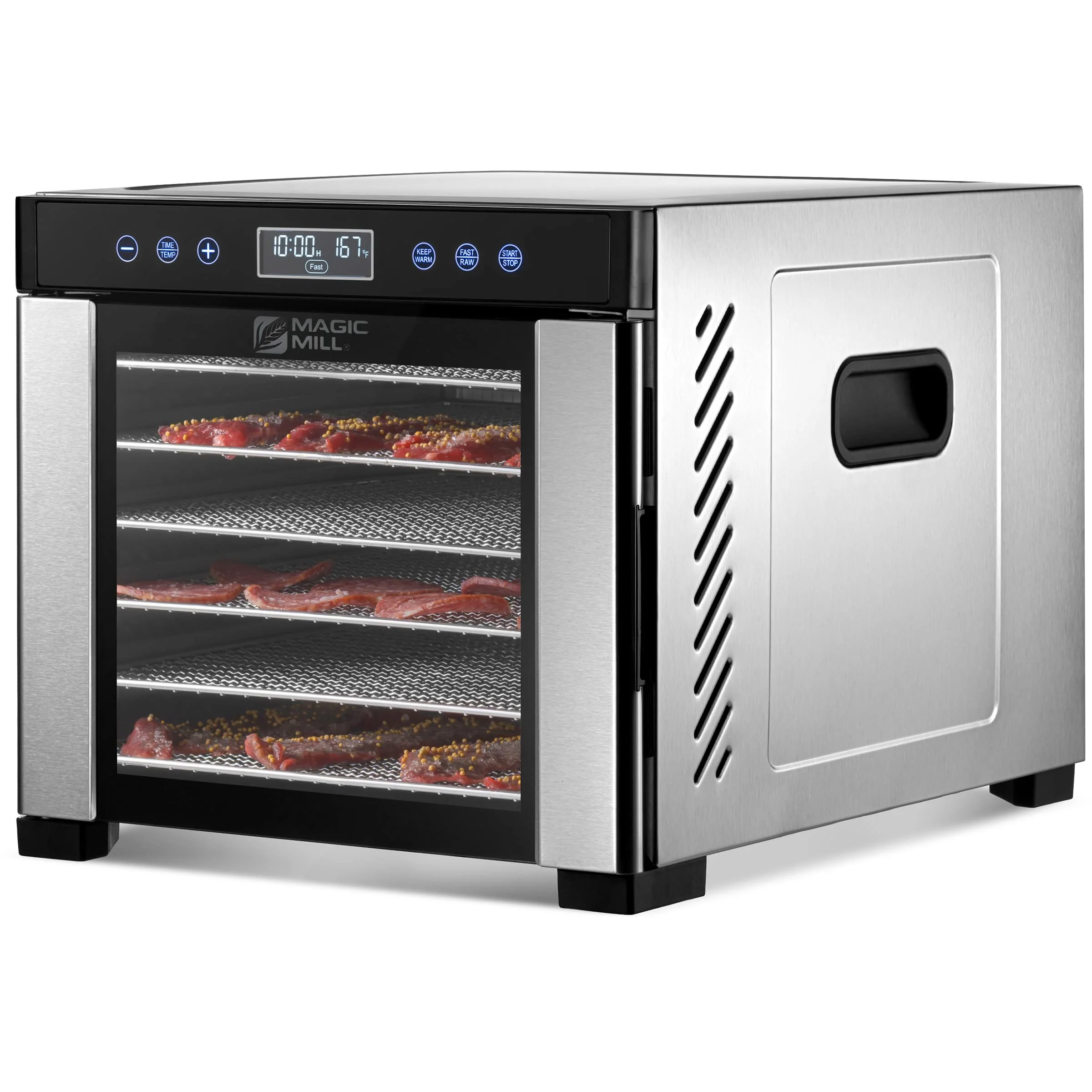 Magic Mill Food Dehydrator Machine With 7 Stainless Steel Trays