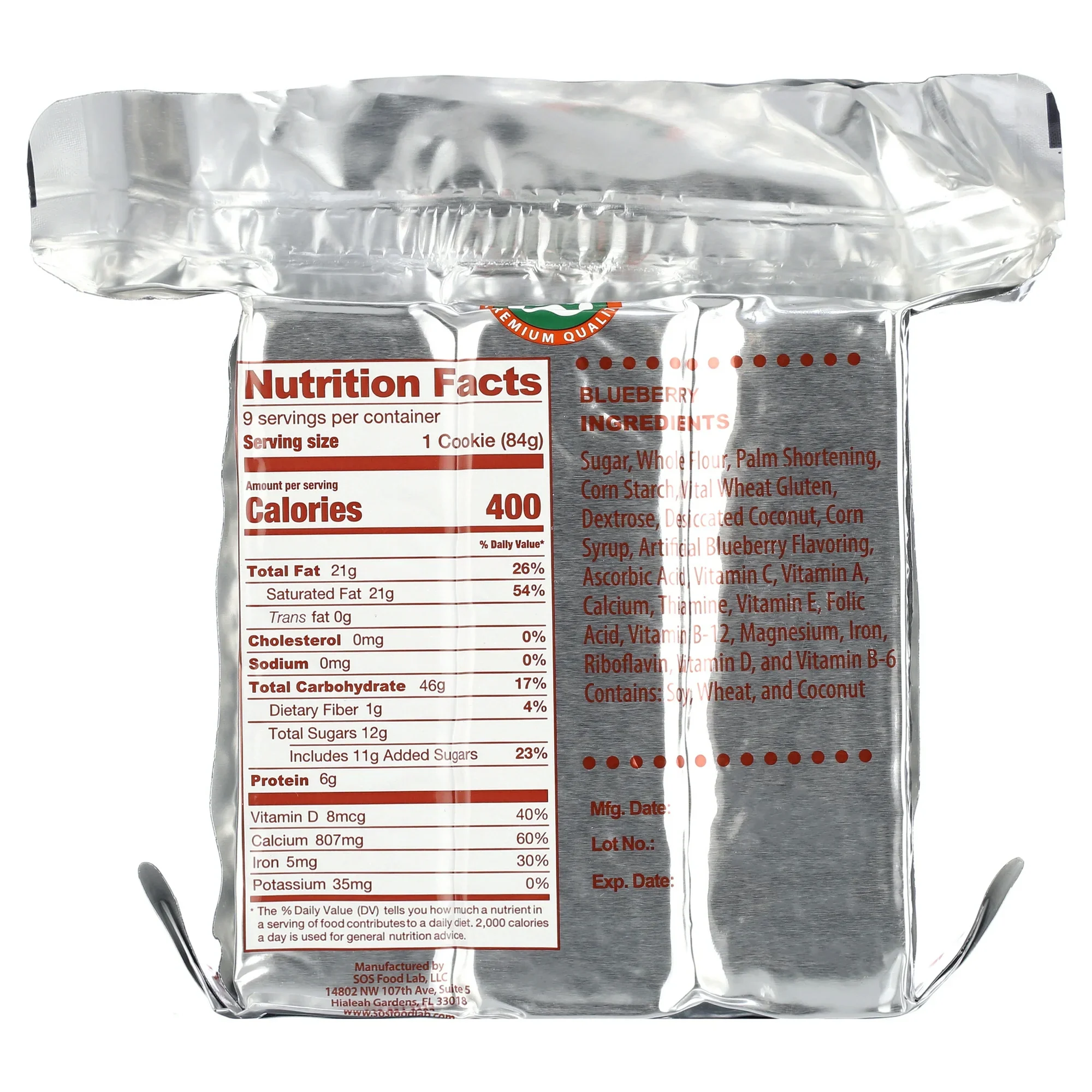 Grizzly Gear - Emergency Ration Bars - 9 Bar Pack - Image 5