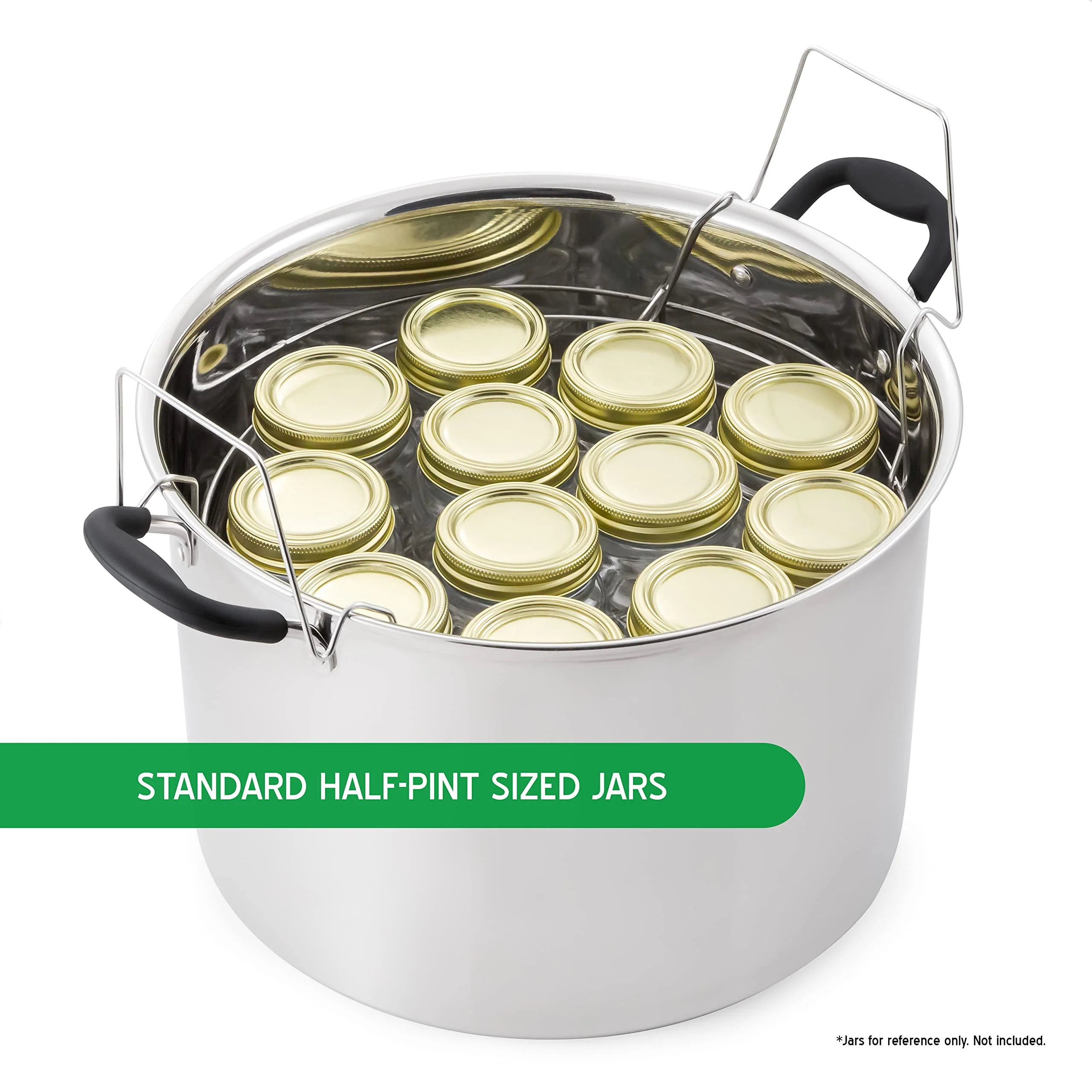 McSunley - Stainless Steel Water Bath Canner with Glass Lid - 21 Quarts - Image 4