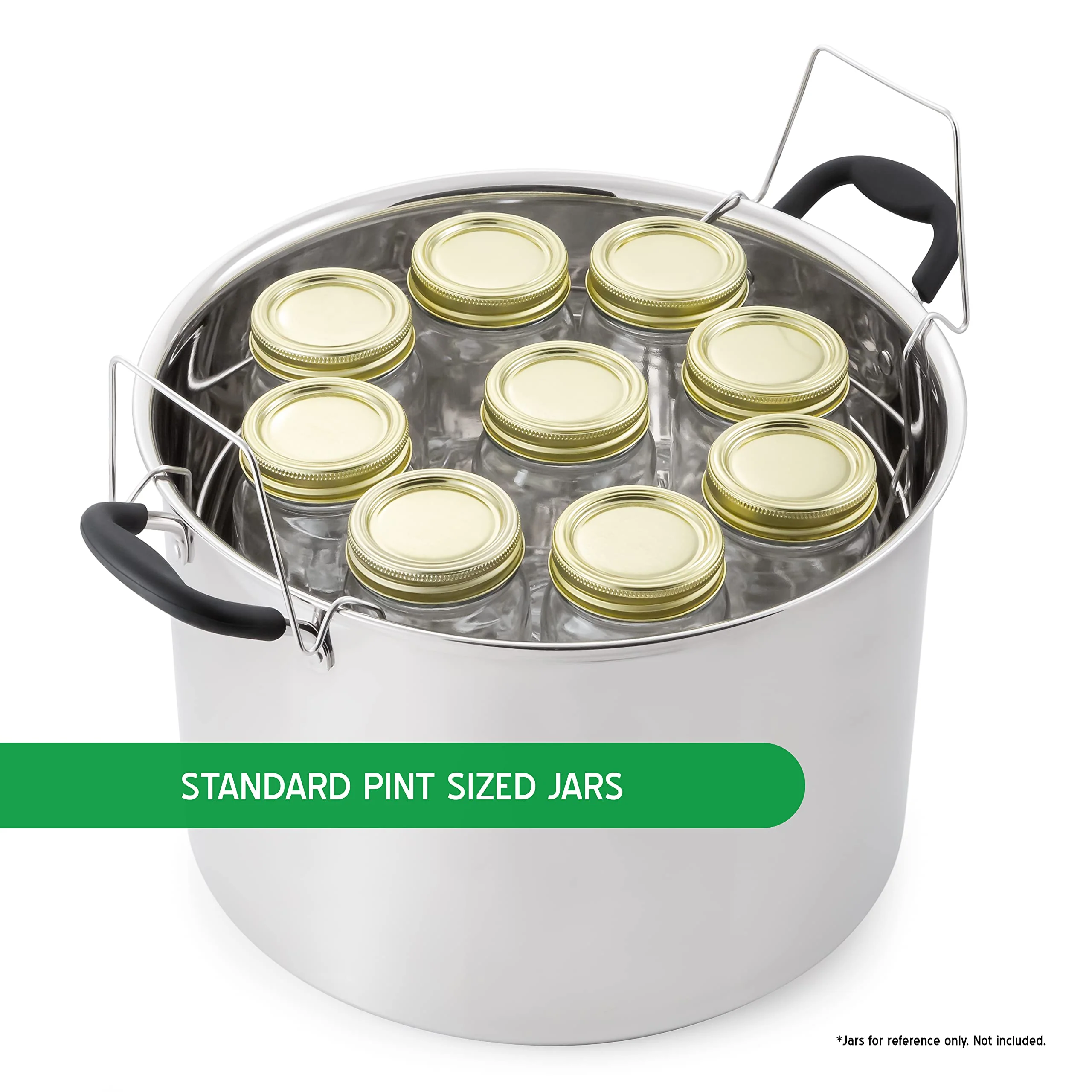 McSunley - Stainless Steel Water Bath Canner with Glass Lid - 21 Quarts - Image 5