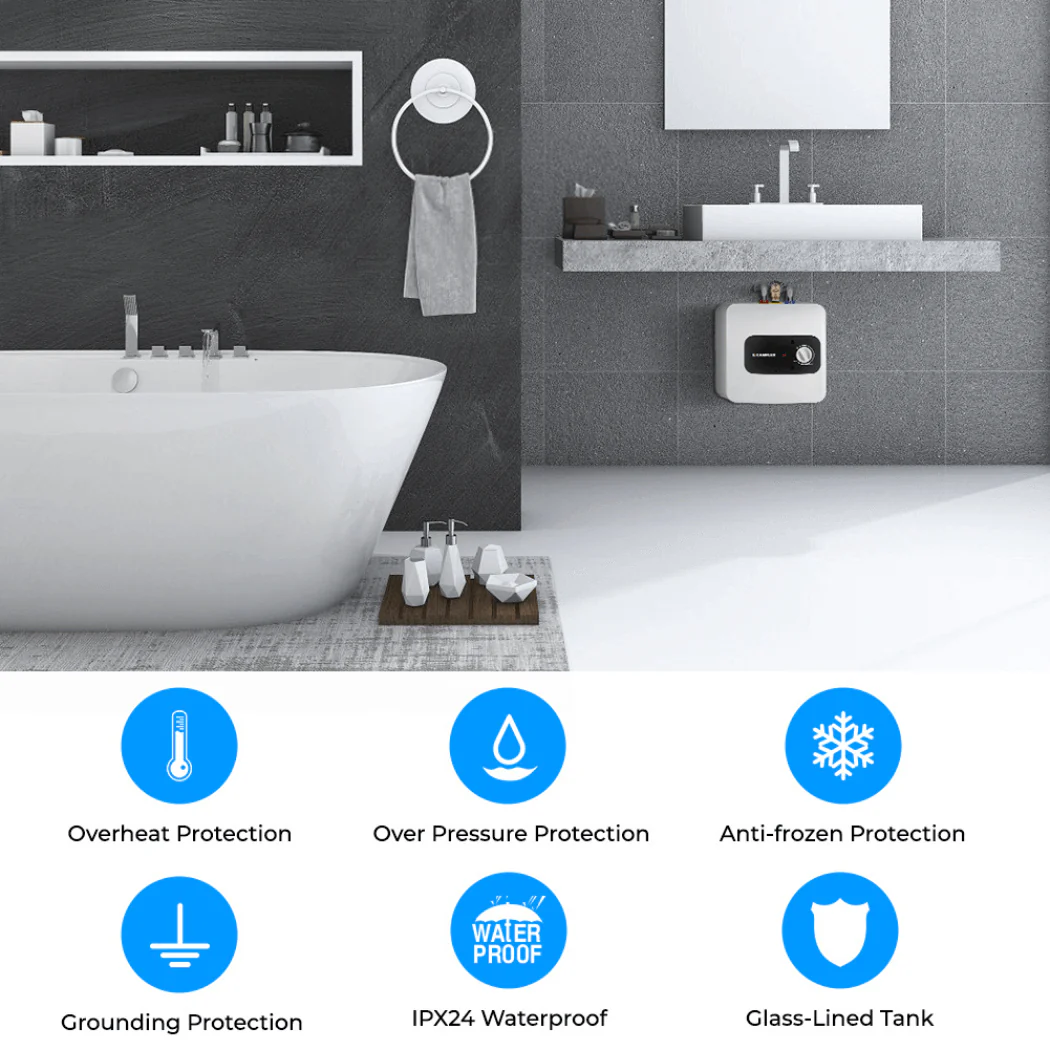 Mini Tank Portable Electric Water Heater | 120V 2.5 Gallon - Image 4