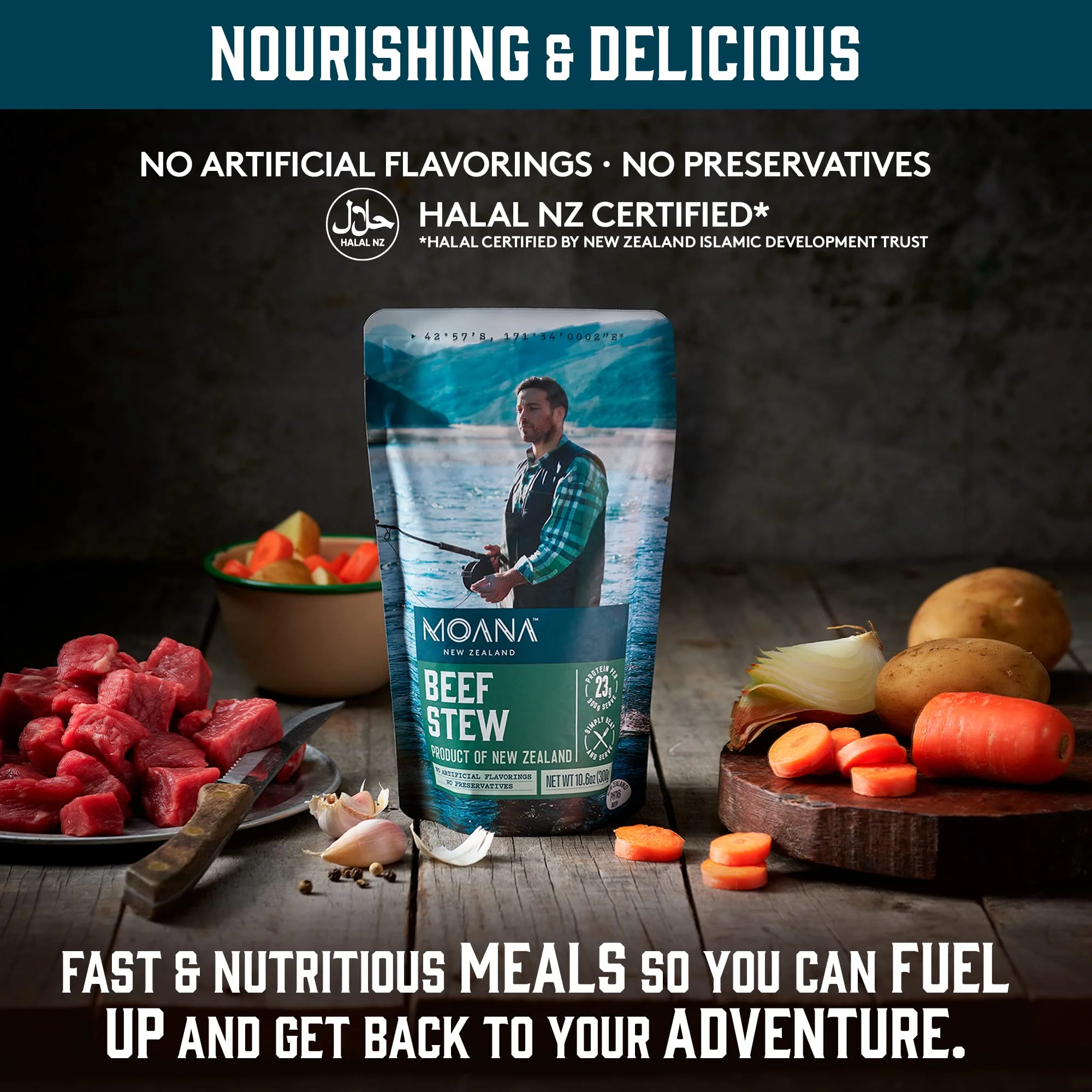 Moana - Beef Stew Pouch - 5 Pack + Mild Chickpea Vegetable Curry Pouch - 5 Pack - Image 4