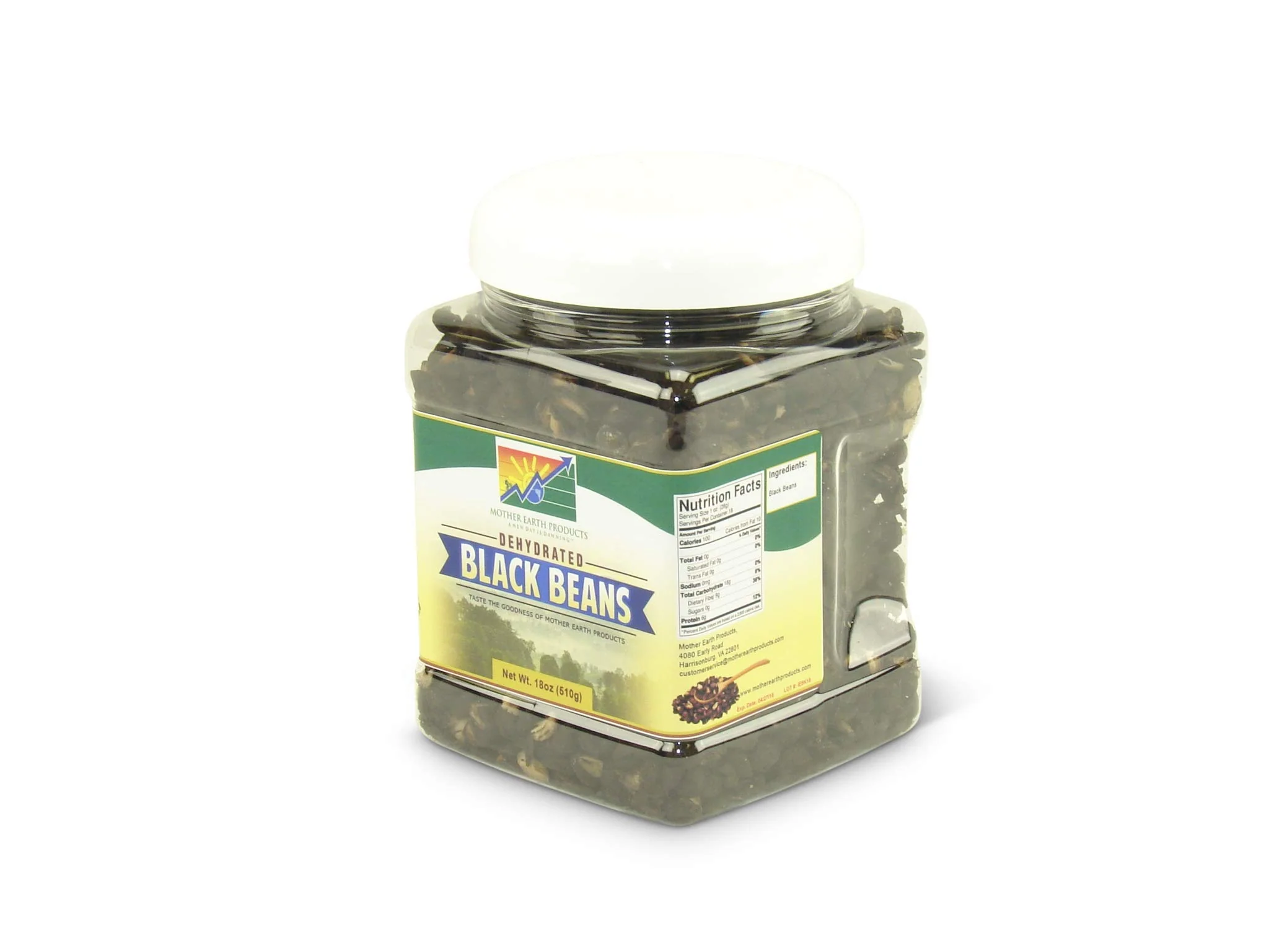Mother Earth Products - Dehydrated Fast Cooking Black Beans - Quart Jar - Image 4