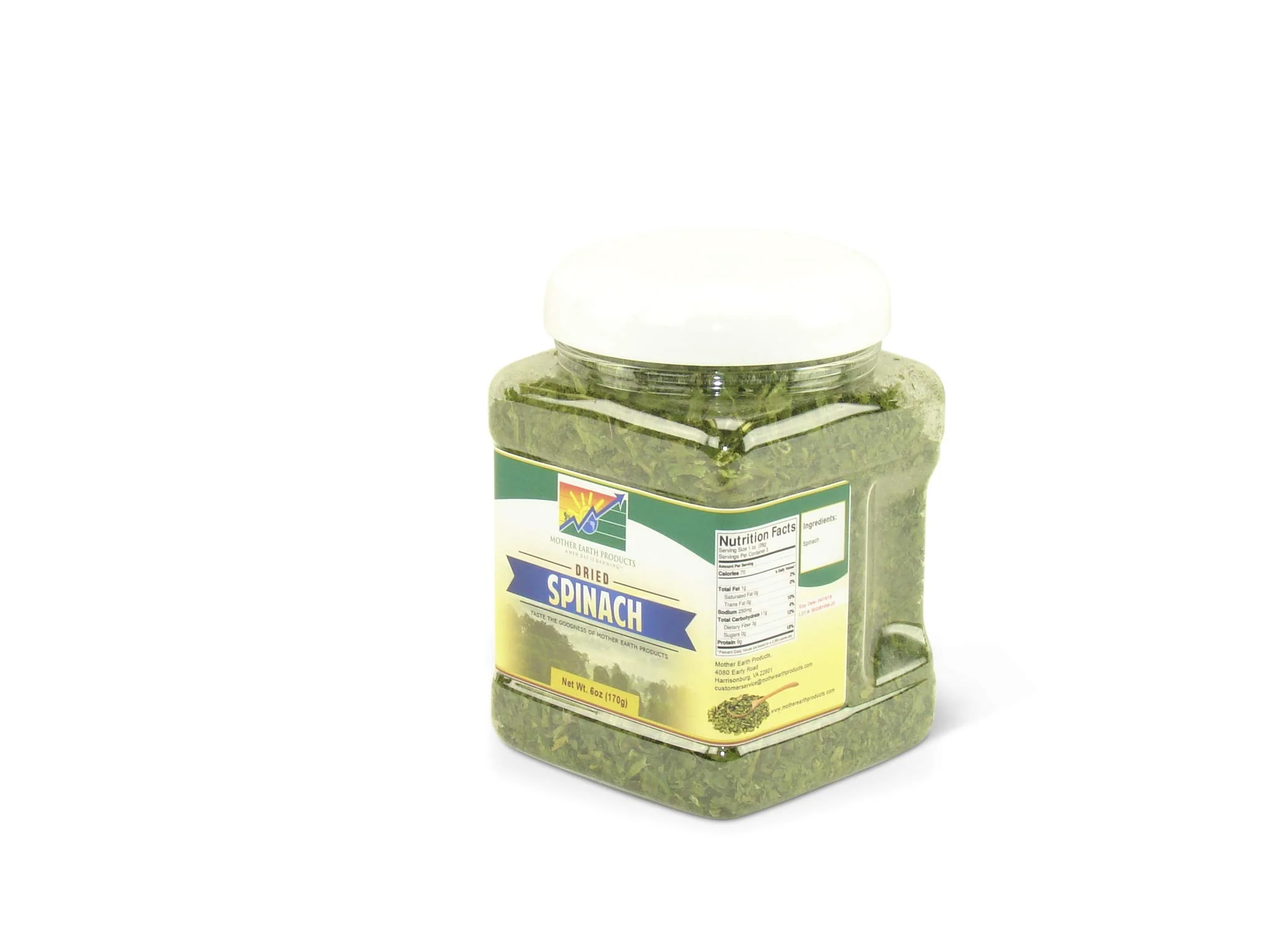 Mother Earth Products - Dehydrated Spinach - Quart Jar - Image 3
