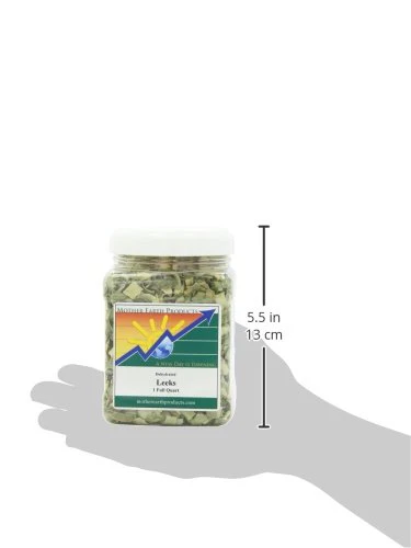 Mother Earth Products - Dried Leek Rings - Quart Jar - Image 4