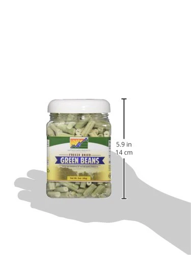 Mother Earth Products - Freeze-Dried Green Beans - Quart Jar - Image 4