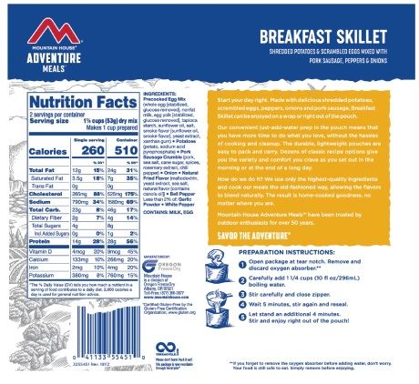 Mountain House - Breakfast Skillet Mylar Pouch - Image 3