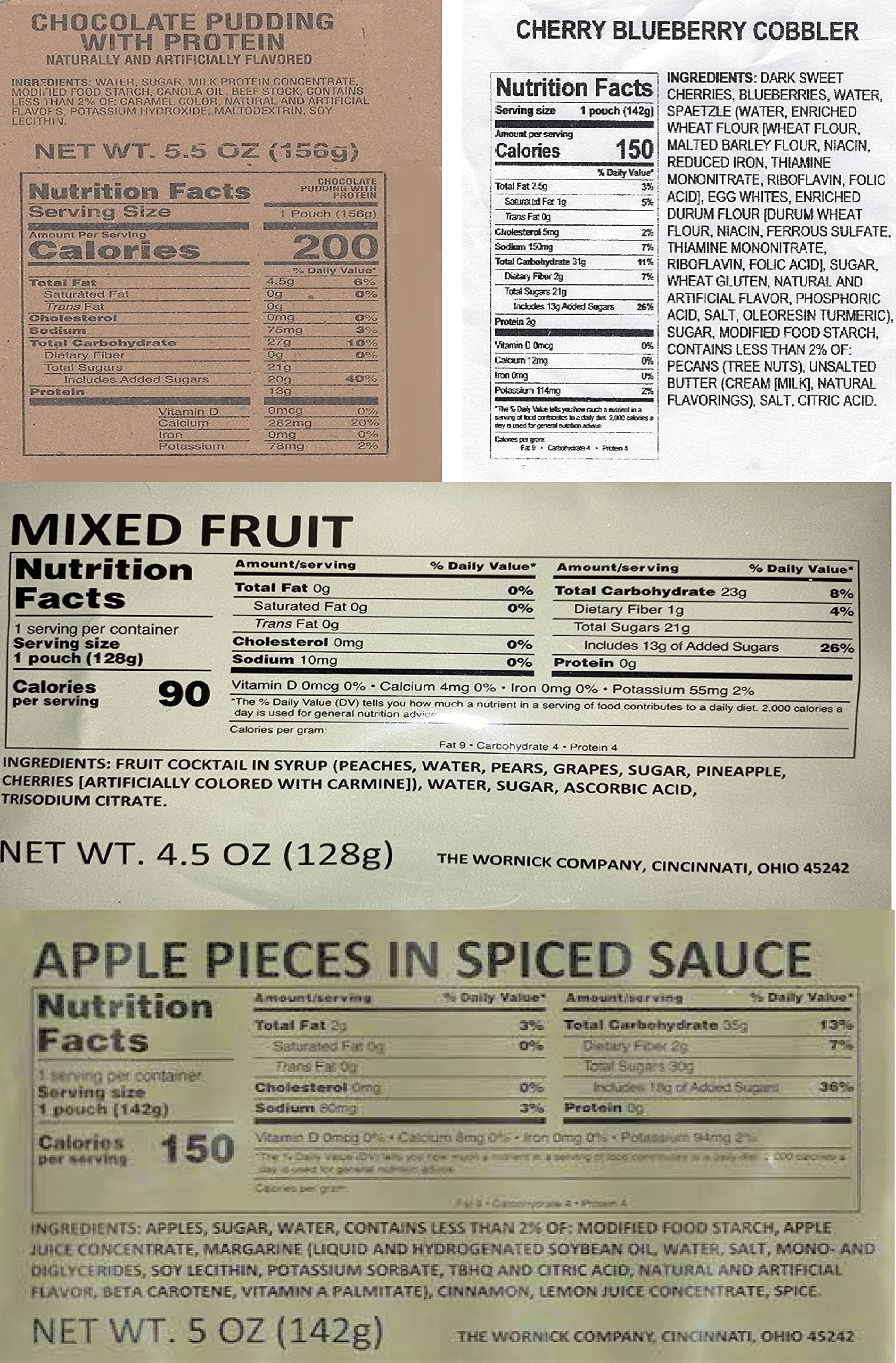 Long Life Food Depot - MRE Side Dish Combo - 8 Pack - Image 2
