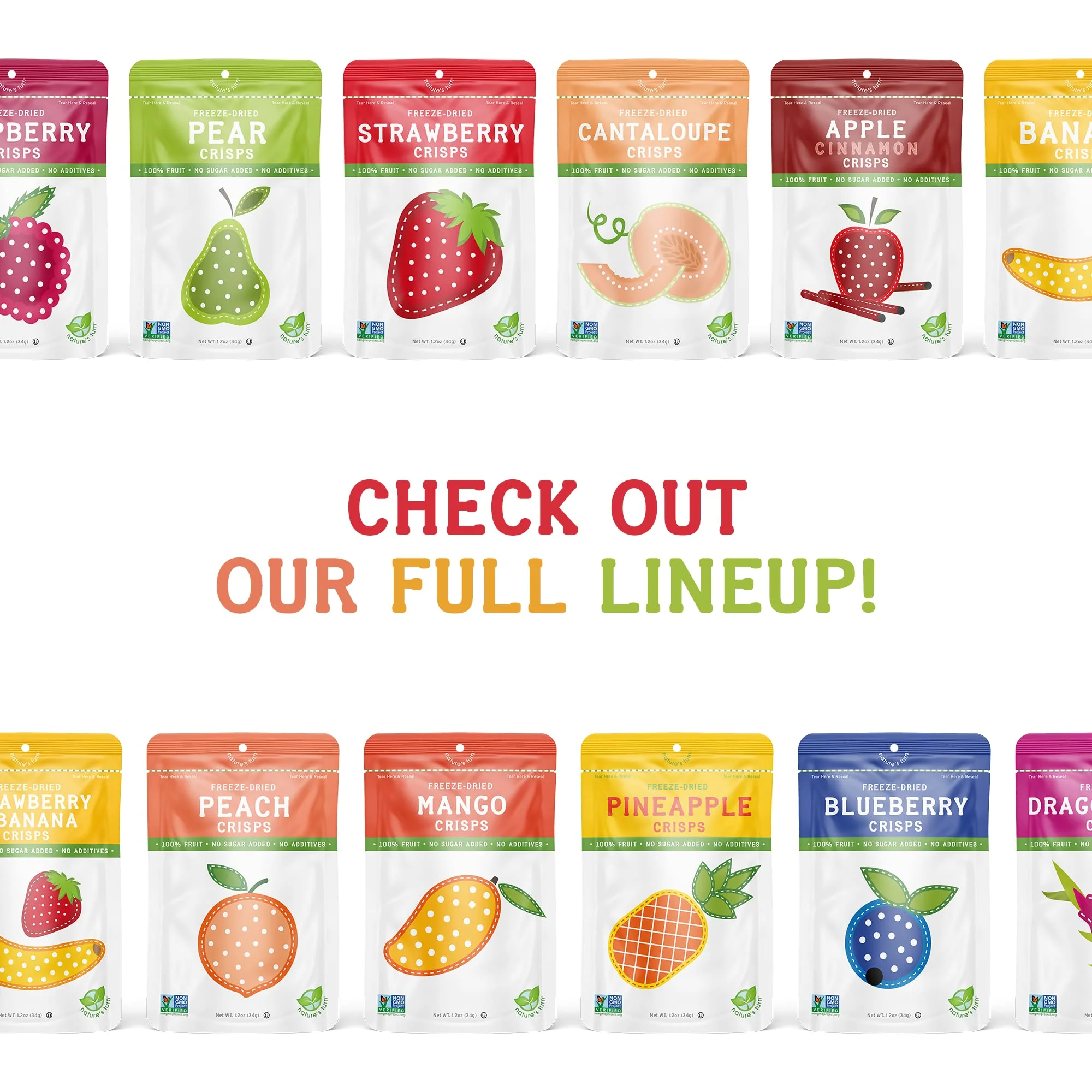 Nature’s Turn Freeze-Dried Fruit Snacks, Banana Crisps - Pack of 6 (1.2 oz Each) - Image 9