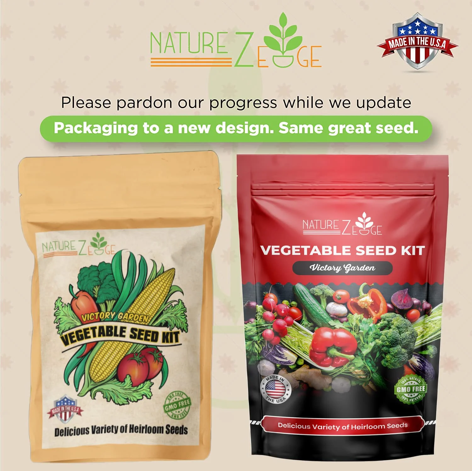 NatureZ Edge - Heirloom Vegetable Seeds - 20 Varieties - Image 3