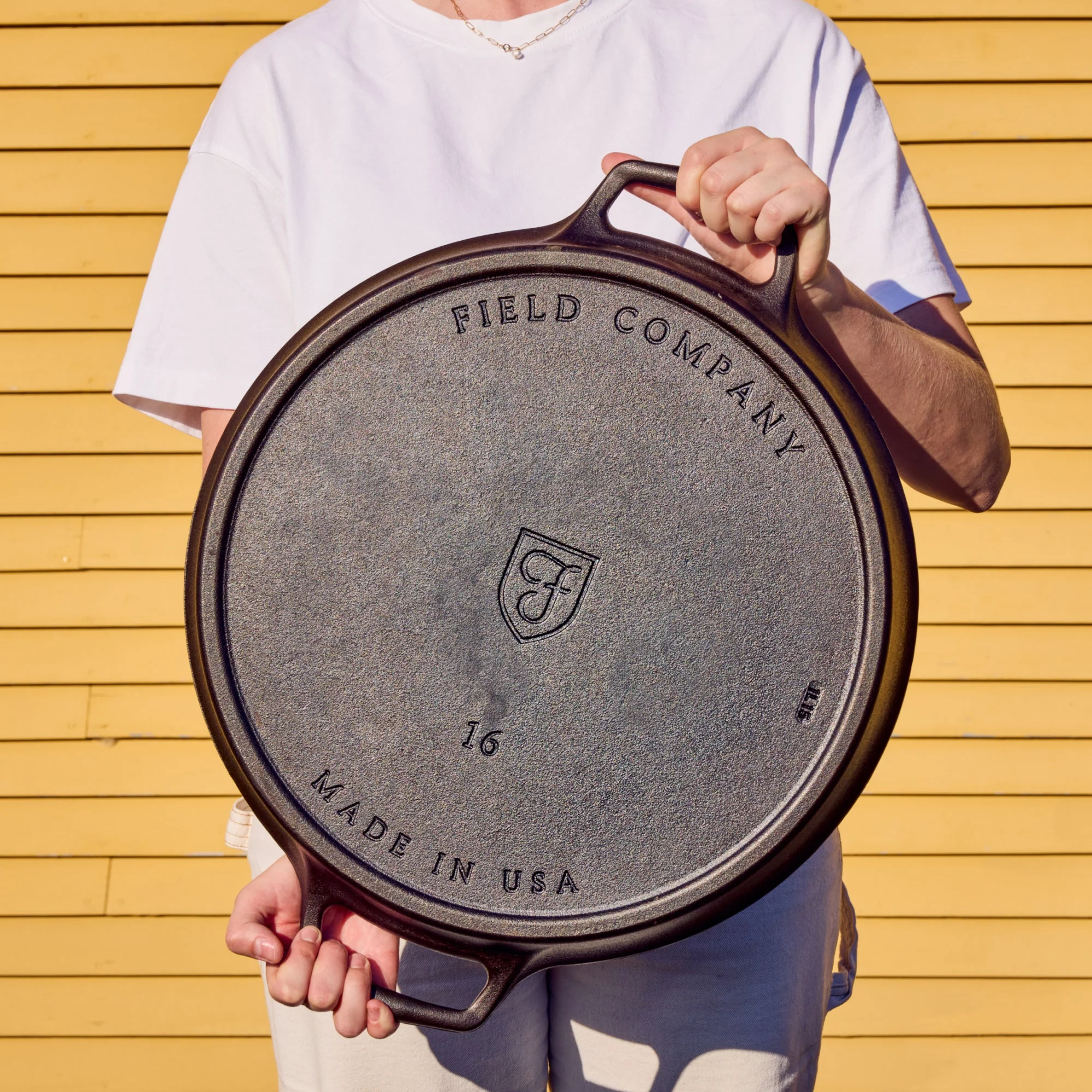No.16 Double-Handled Cast Iron Skillet - Image 2